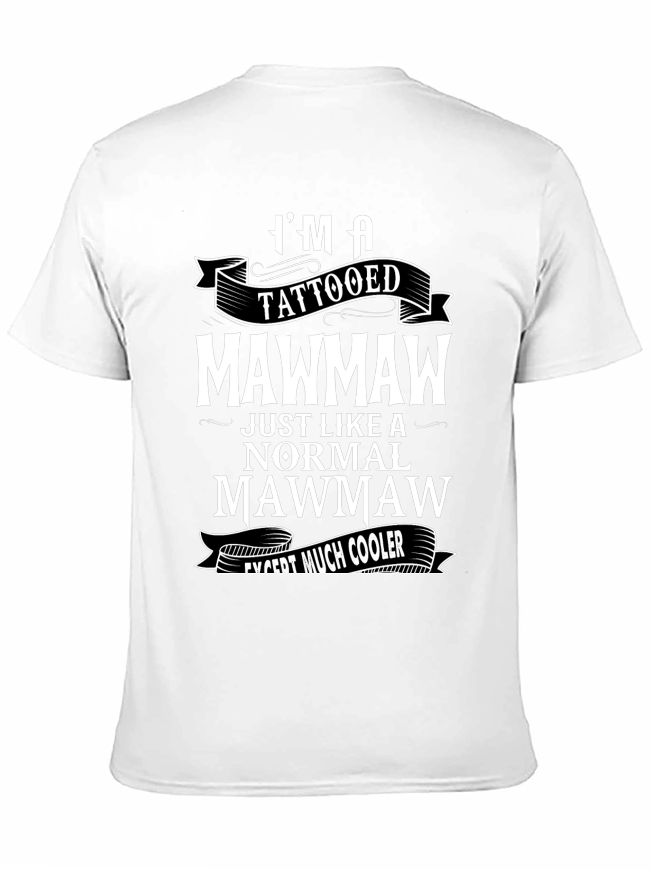 Tattooed Mawmaw Novelty Graphic T-Shirt