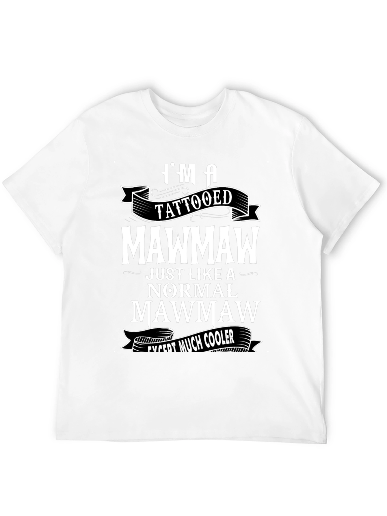 Tattooed Mawmaw Novelty Graphic T-Shirt