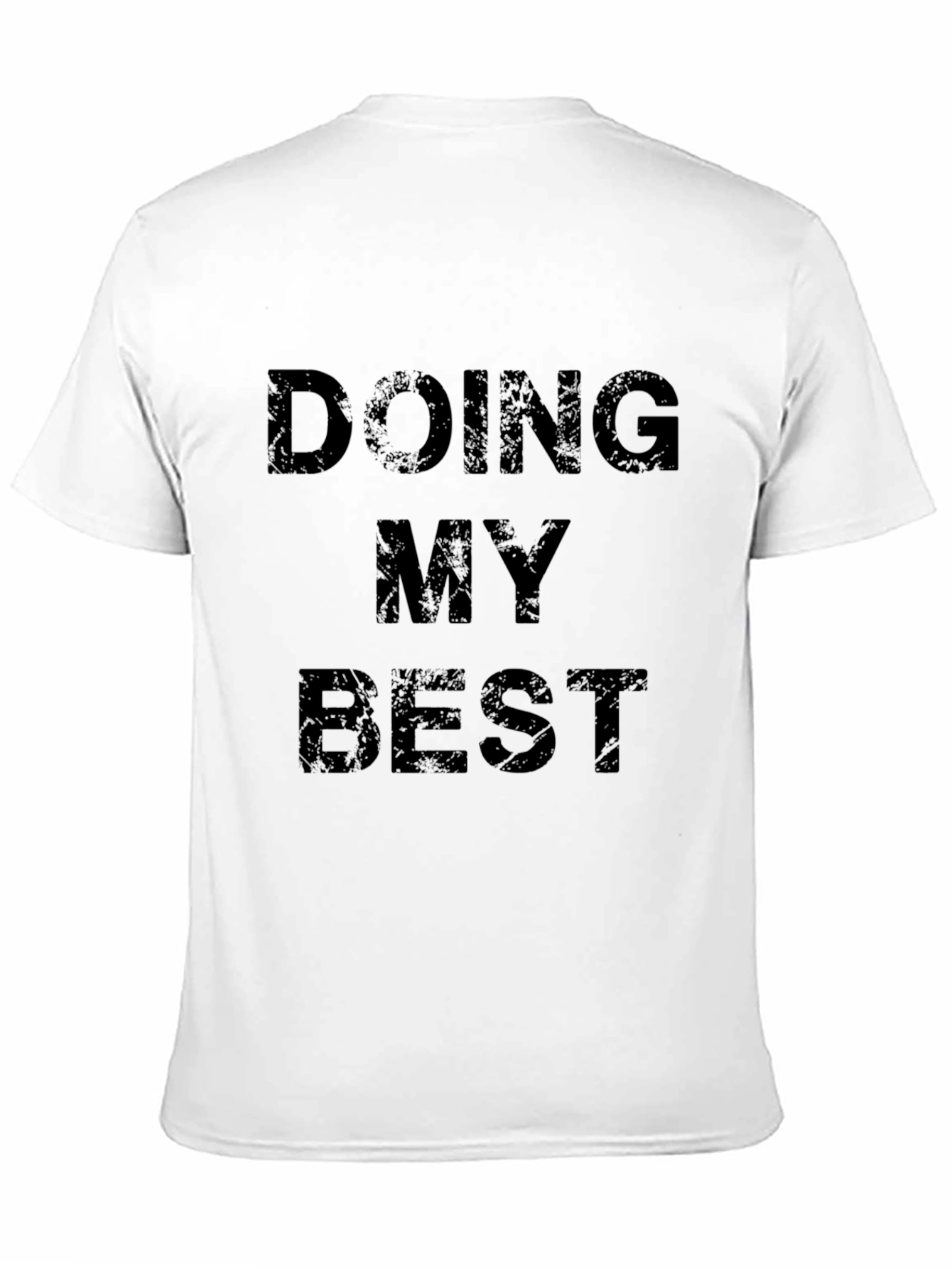 Doing My Best - Mens Black Graphic Tee
