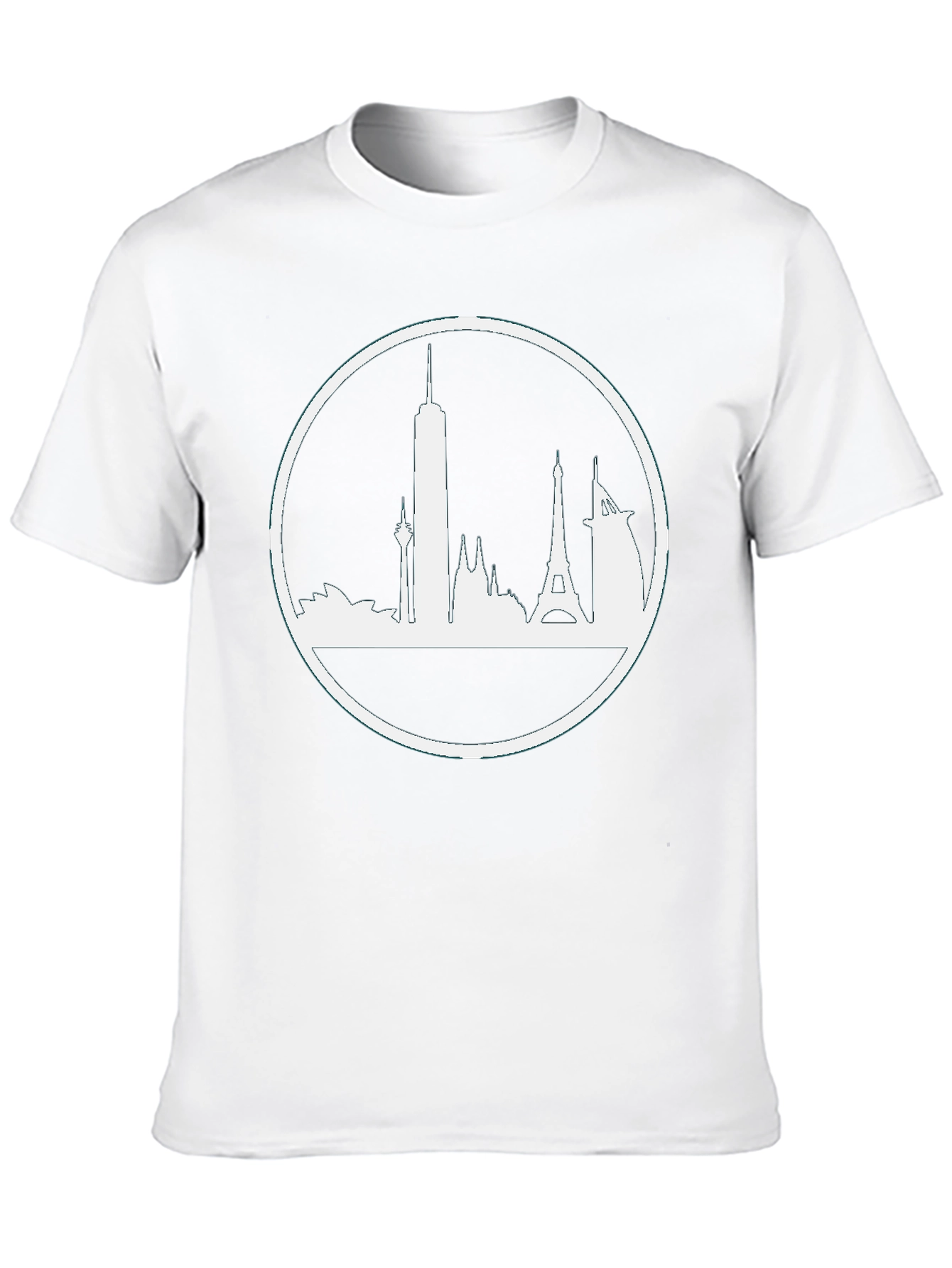 World Skyline T-Shirt - Black