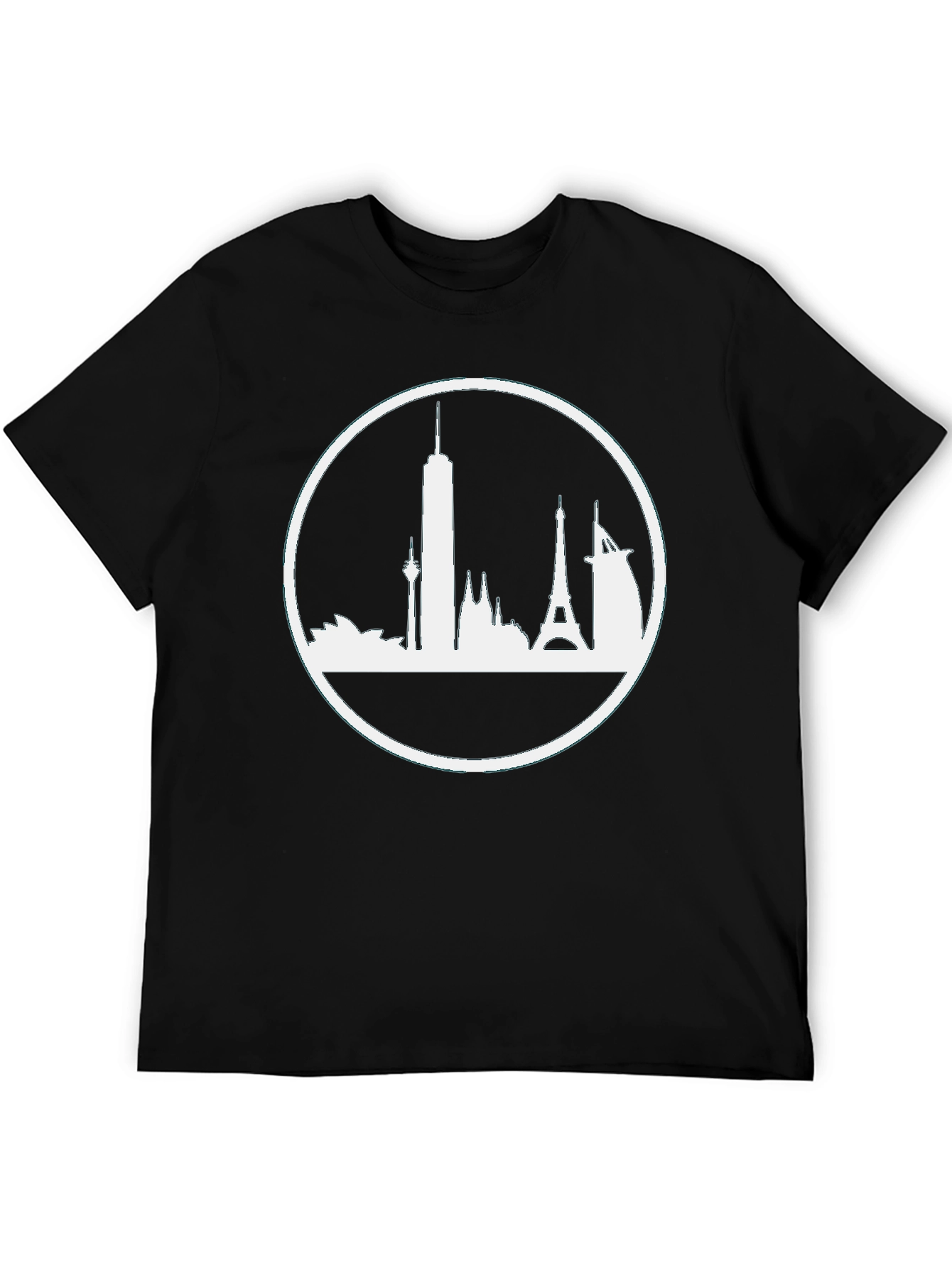World Skyline T-Shirt - Black
