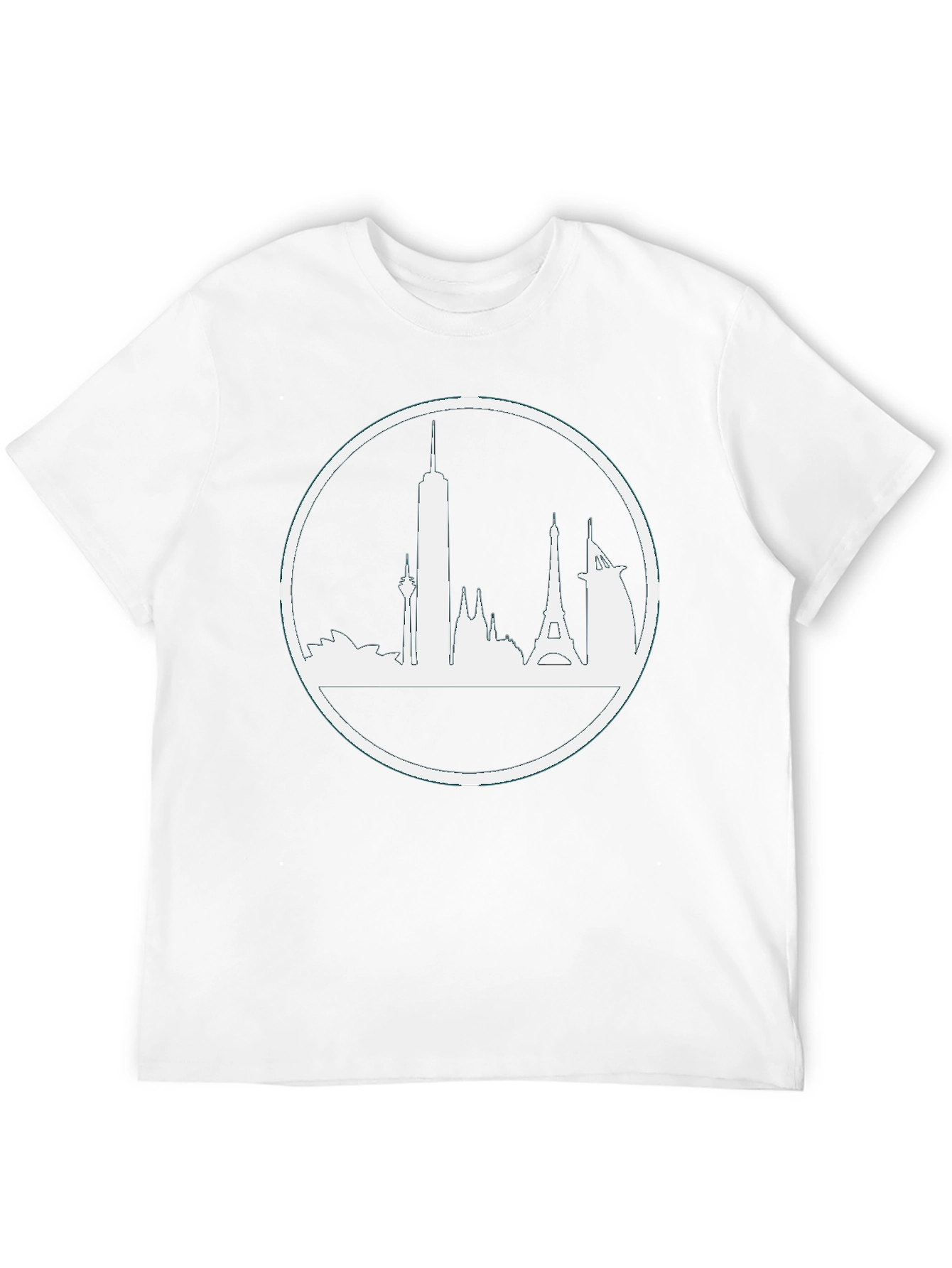 World Skyline T-Shirt - Black