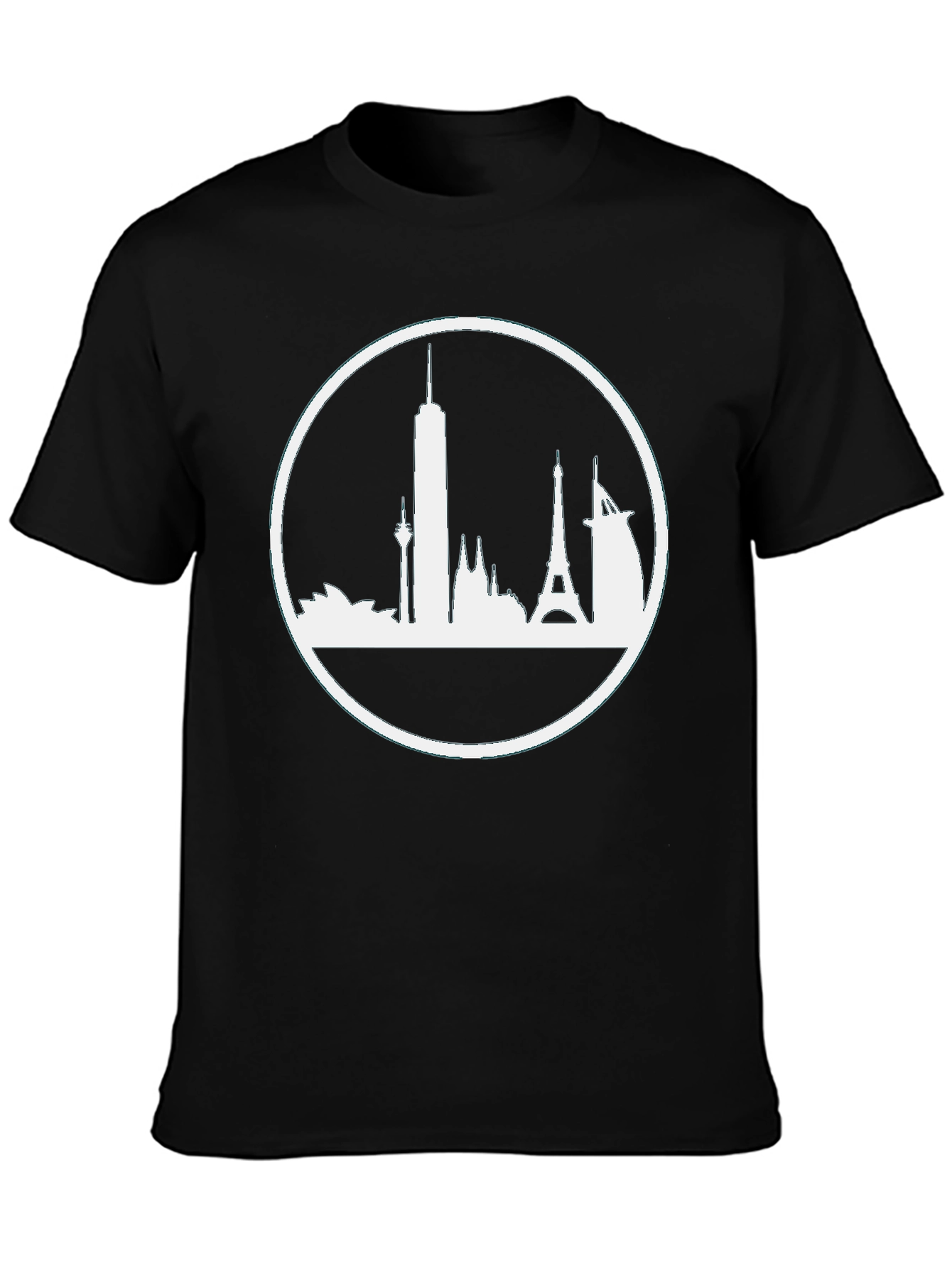 World Skyline T-Shirt - Black