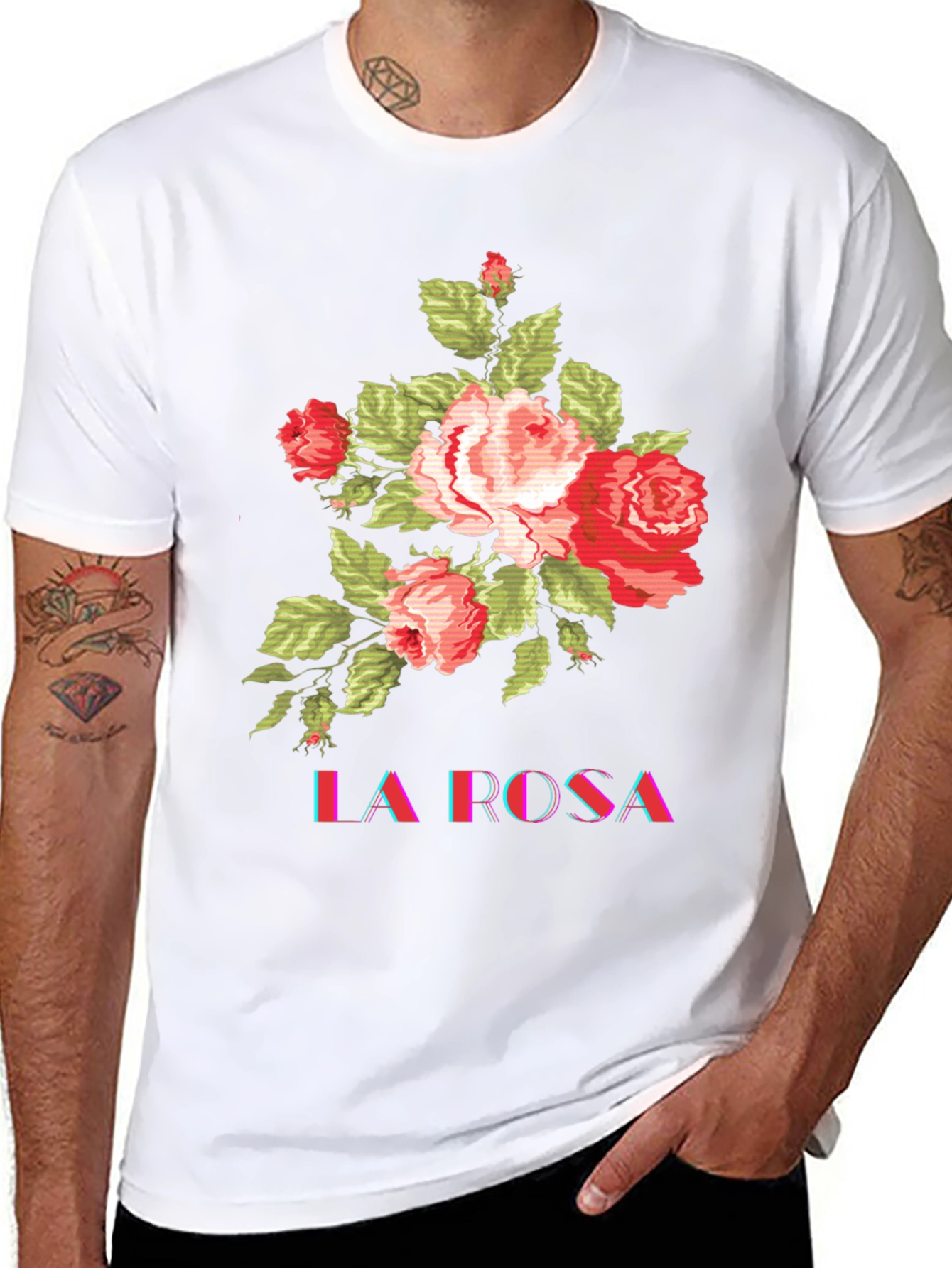 La Rosa Floral Graphic Tee