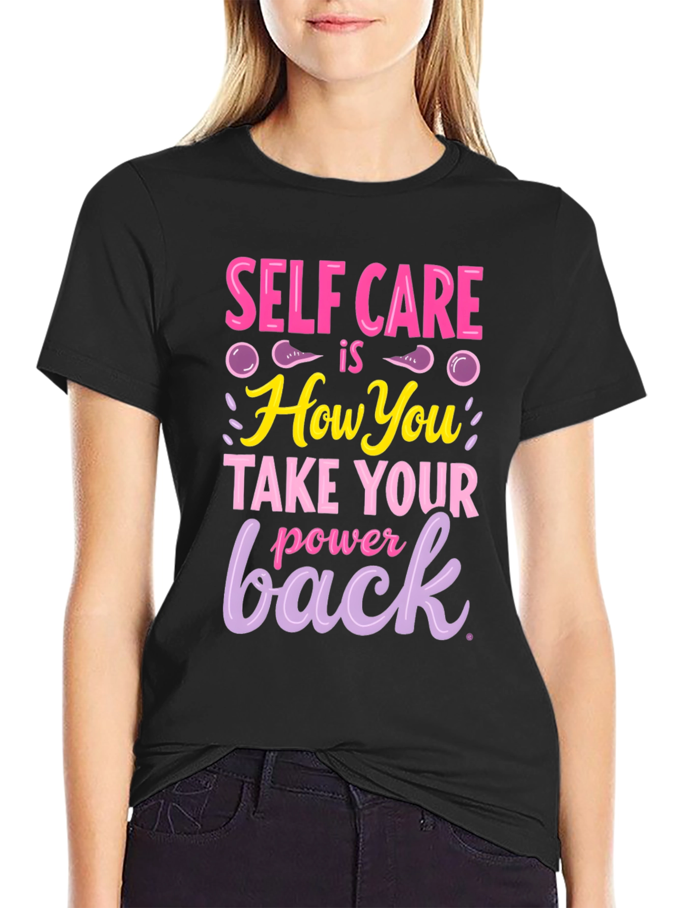 Self Care Power Back T-Shirt