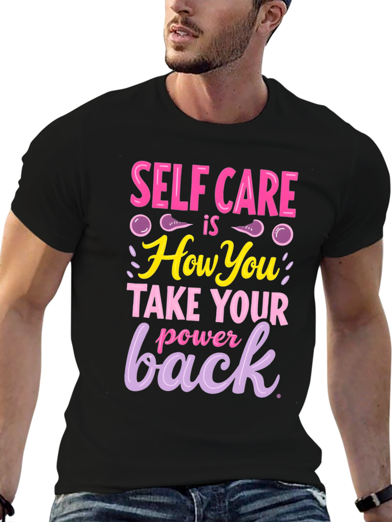 Self Care Power Back T-Shirt