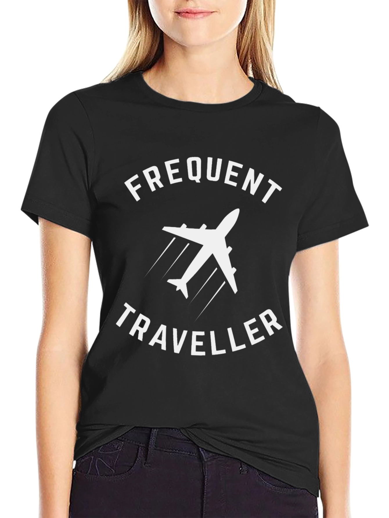 Frequent Traveller T-Shirt - Airplane Graphic Tee