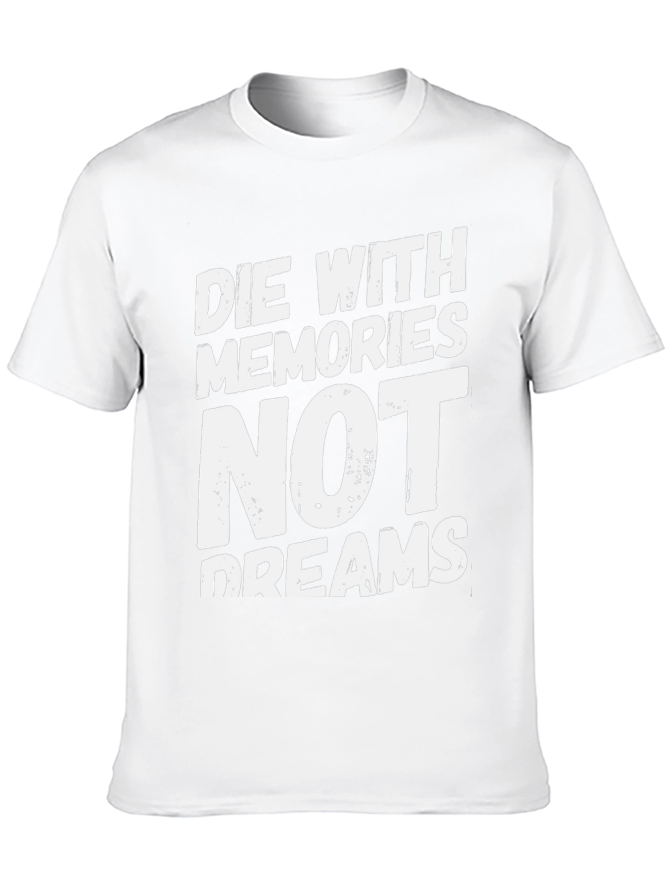 Die With Memories T-Shirt - Black Cotton Blend