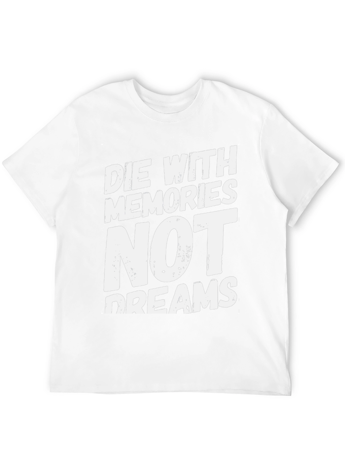 Die With Memories T-Shirt - Black Cotton Blend