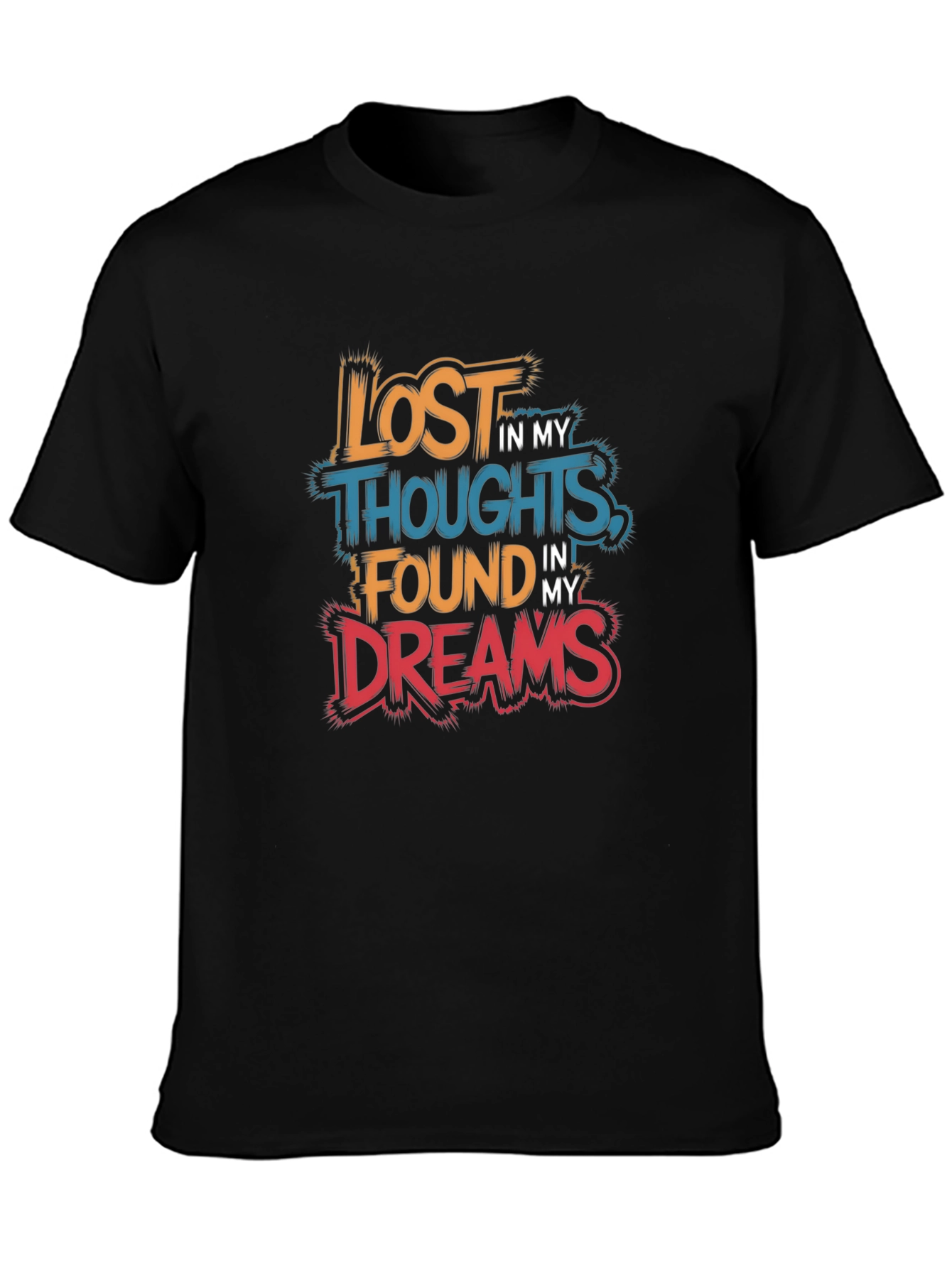 Lost in Thoughts Found in Dreams Graphic Tee