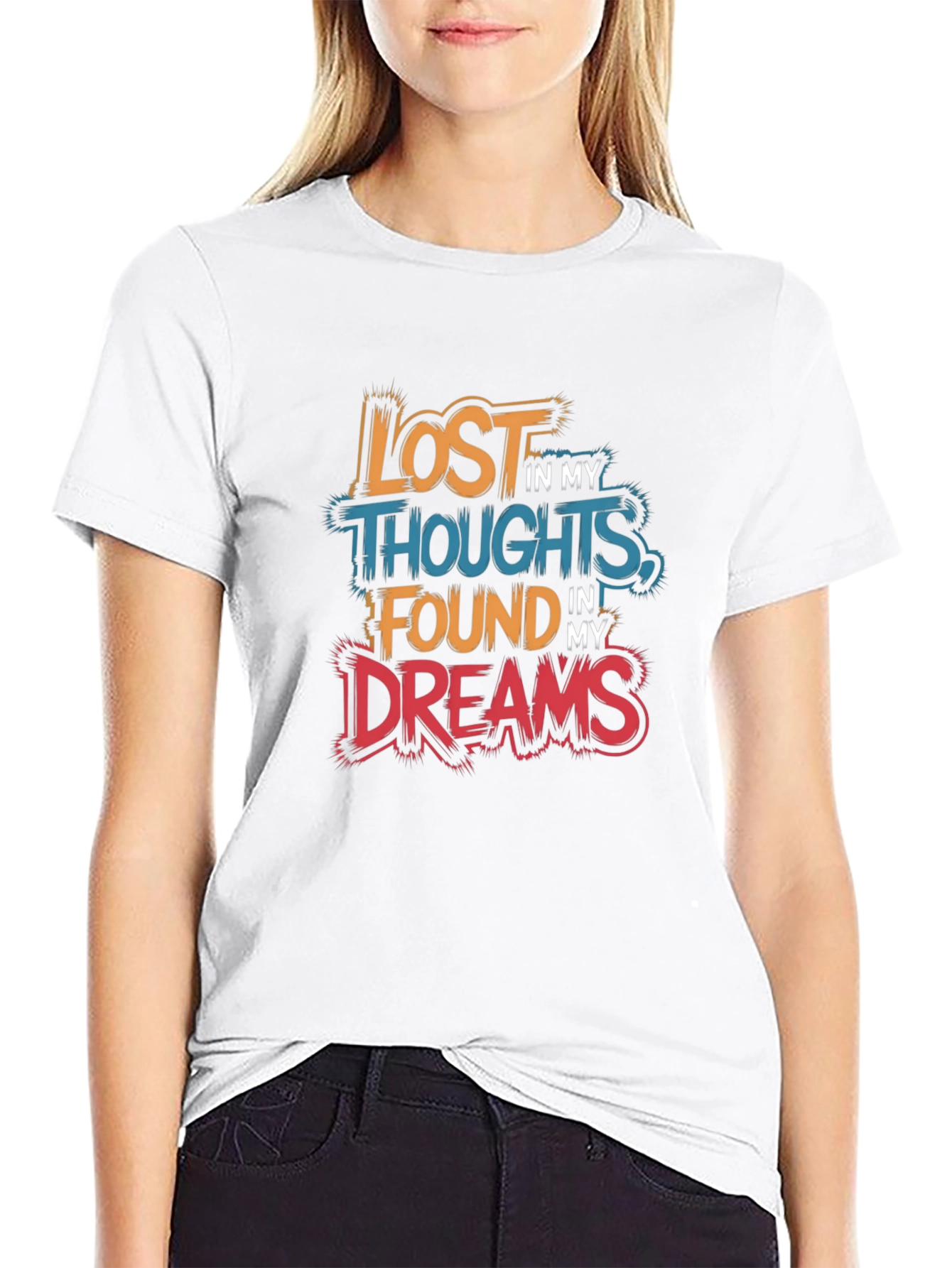 Lost in Thoughts Found in Dreams Graphic Tee