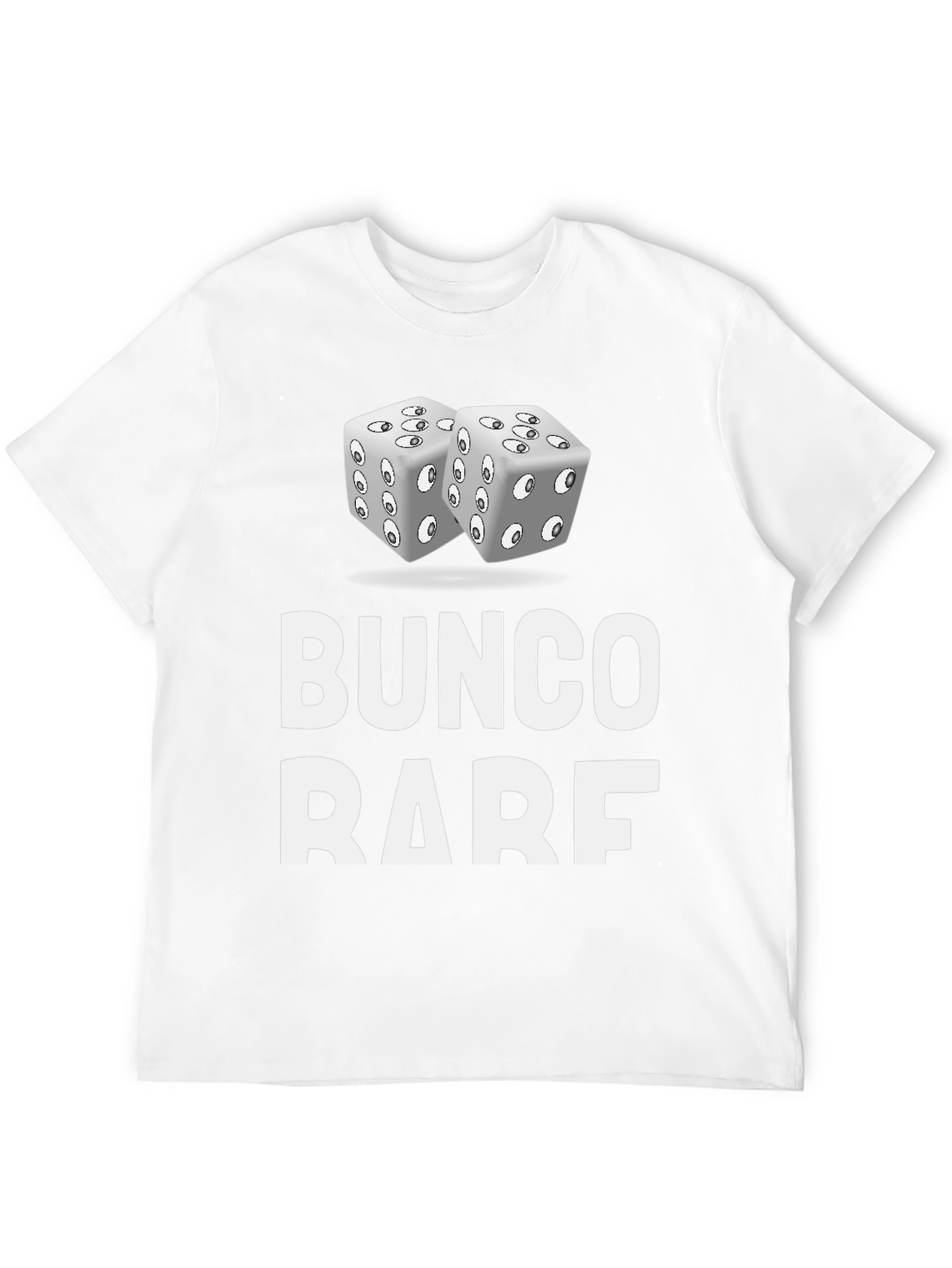 Bunco Rare T-Shirt with Dice Graphic - Novelty Tee