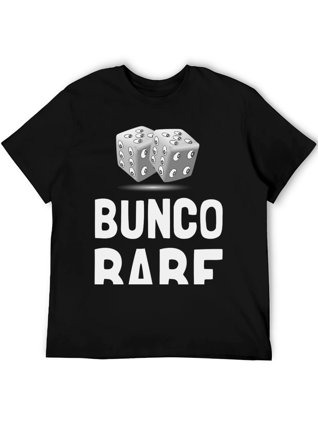 Bunco Rare T-Shirt with Dice Graphic - Novelty Tee