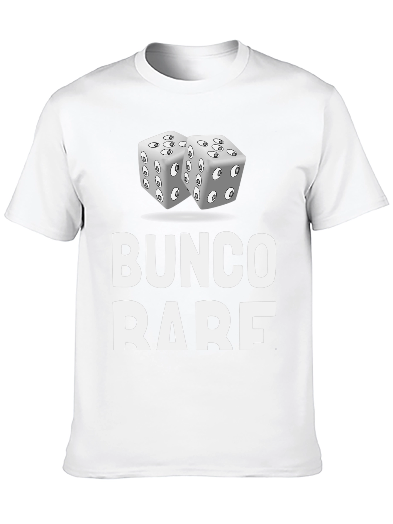 Bunco Rare T-Shirt with Dice Graphic - Novelty Tee