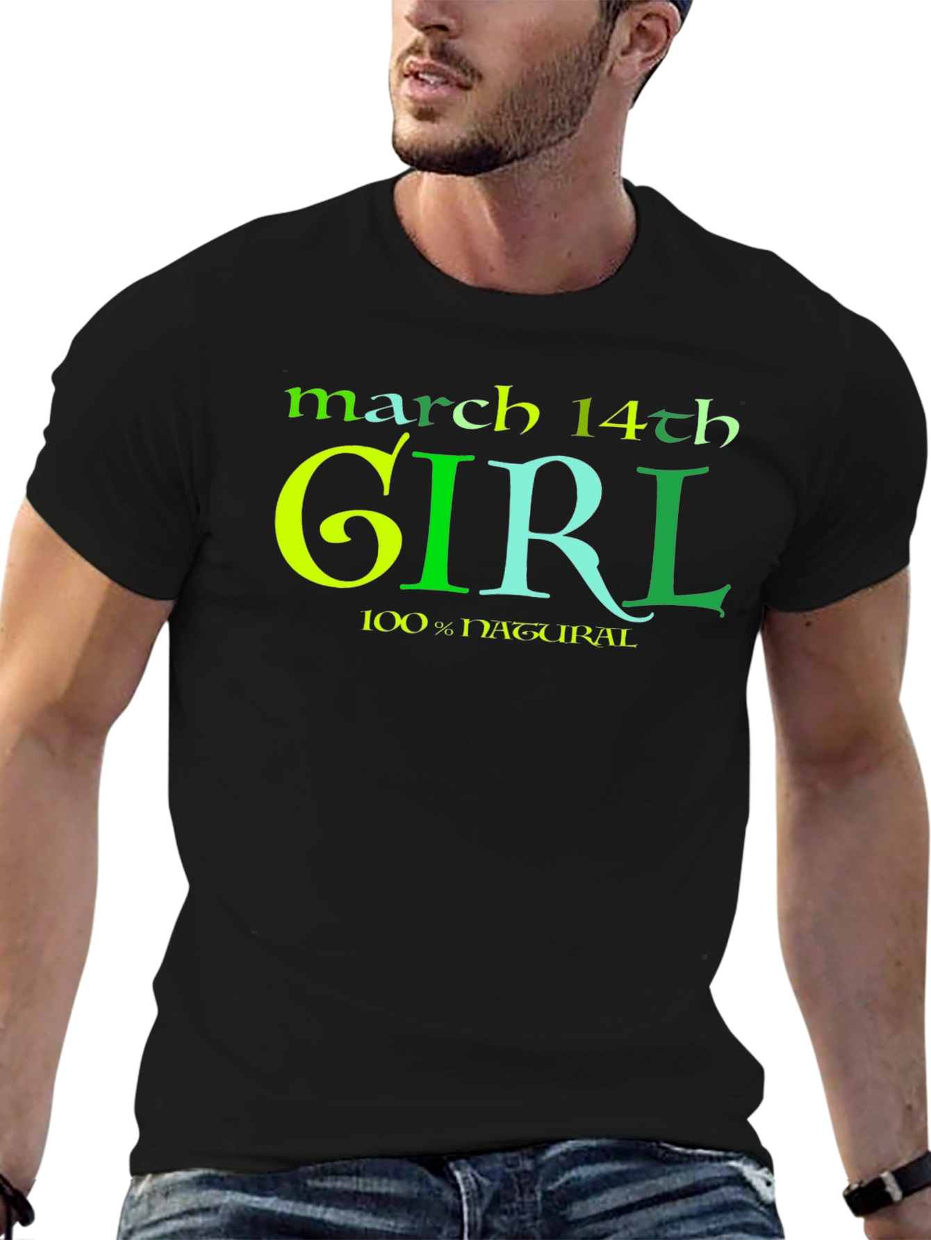 March 14th Girl T-Shirt - 100% Natural