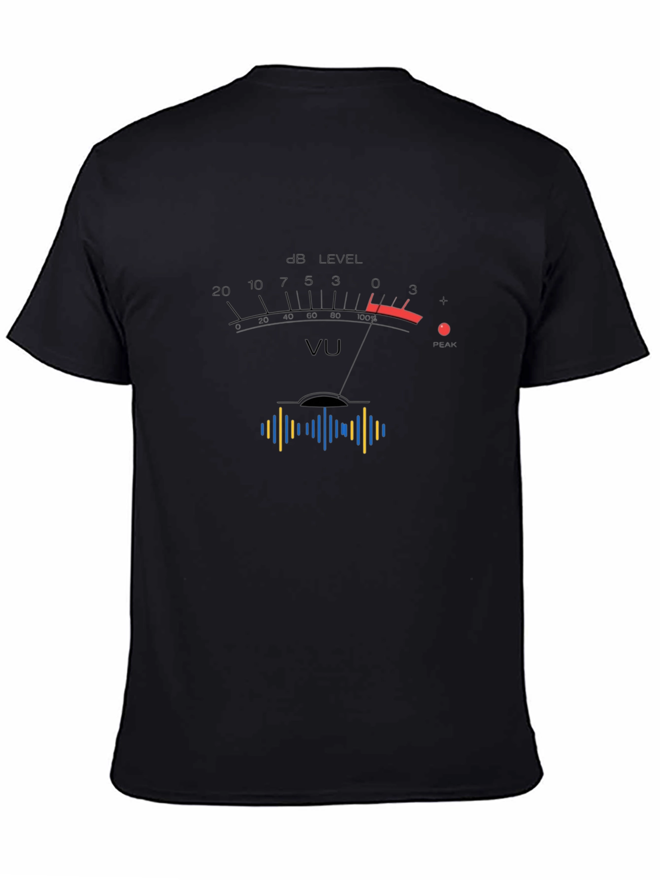 VU Meter Graphic Tee - Audio Engineer T-Shirt
