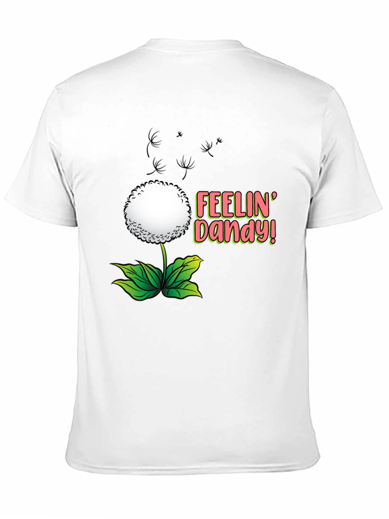 Feelin Dandy T-Shirt - Black Floral Design
