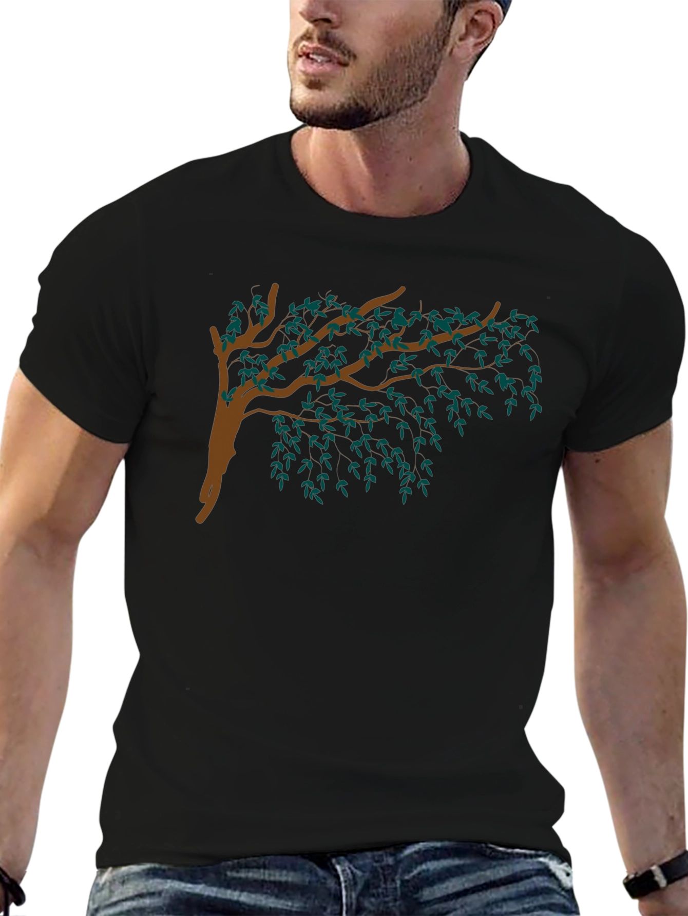 Black Tree Graphic Tee - Stylish & Unique Design