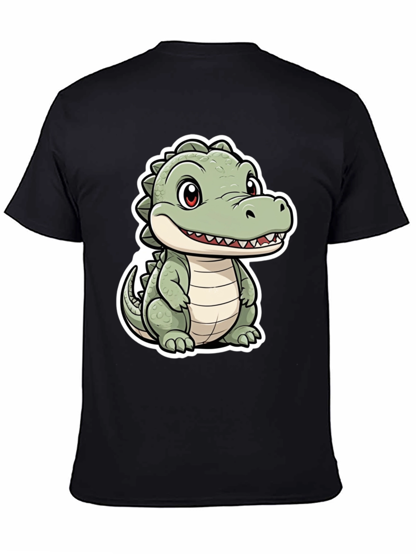 Cute Cartoon Crocodile Graphic Tee