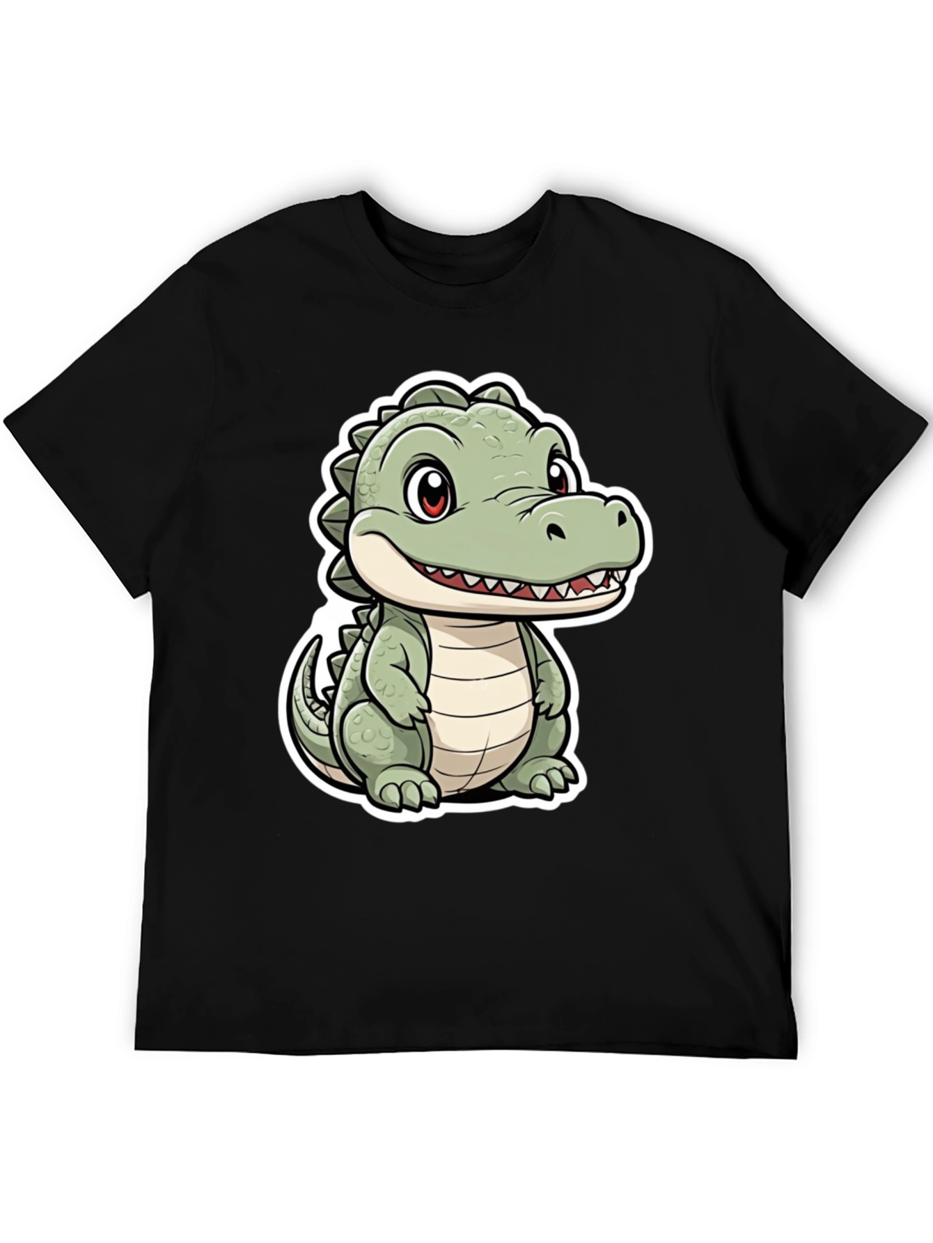 Cute Cartoon Crocodile Graphic Tee