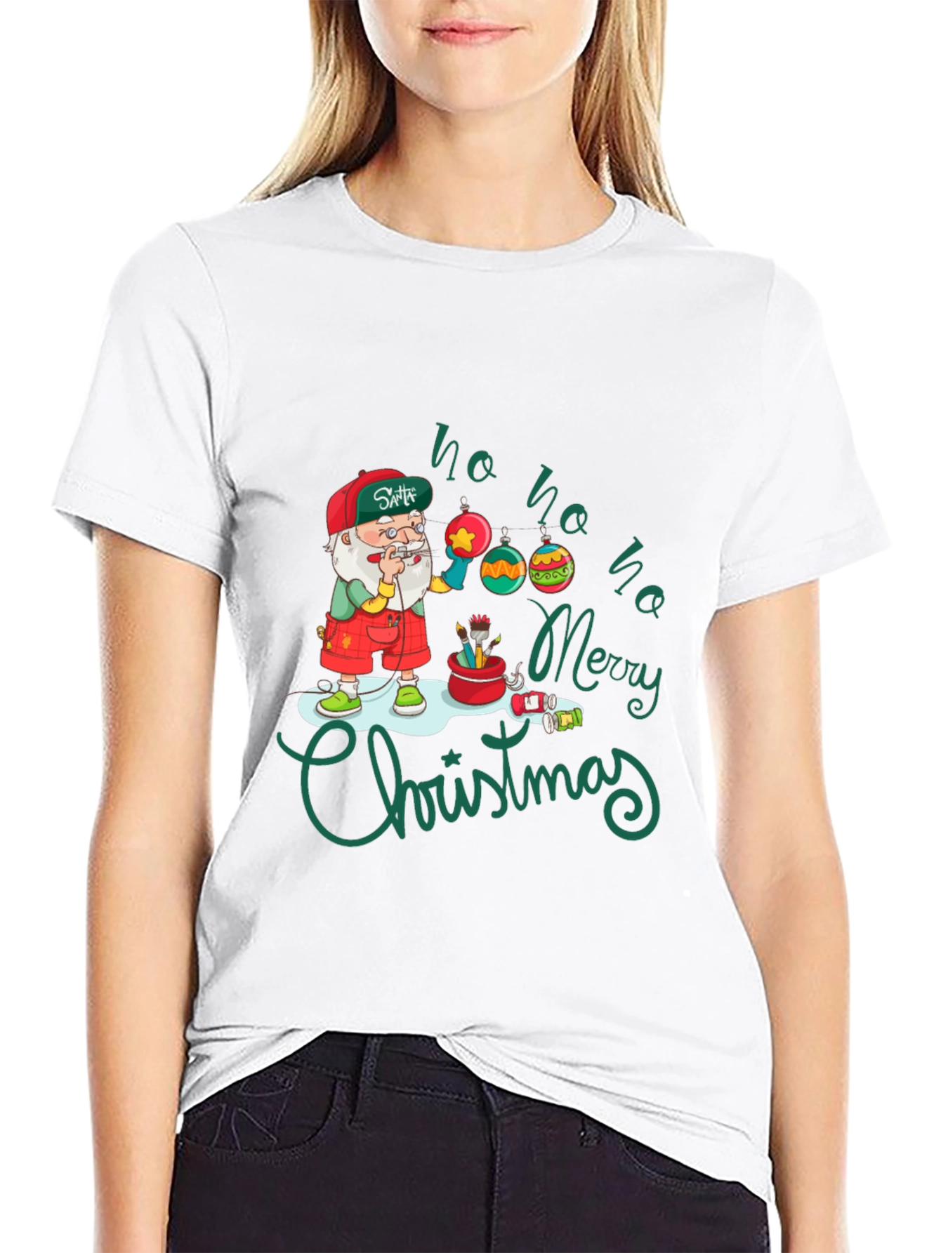 Ho Ho Ho Merry Christmas Santa T-Shirt