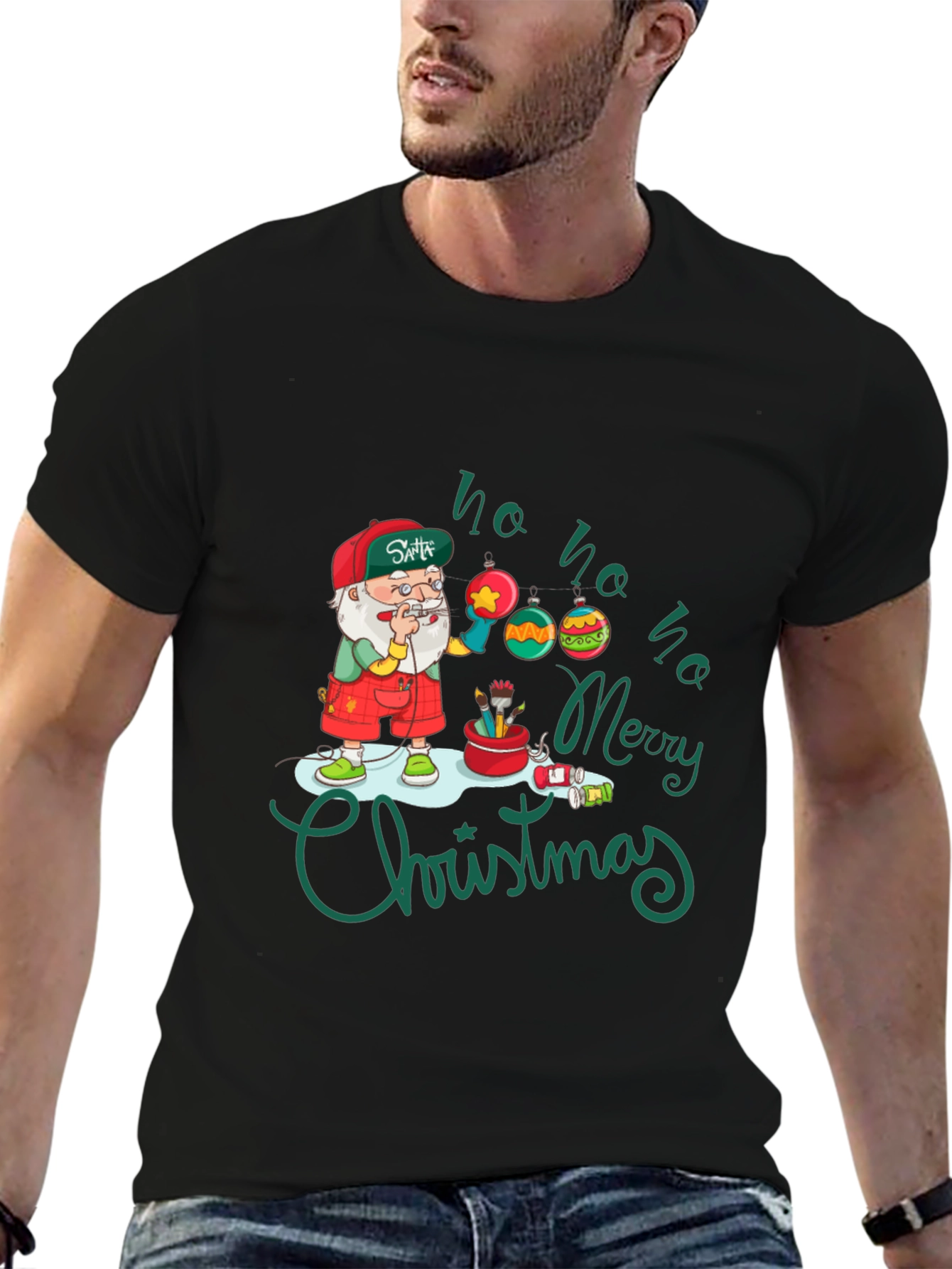 Ho Ho Ho Merry Christmas Santa T-Shirt