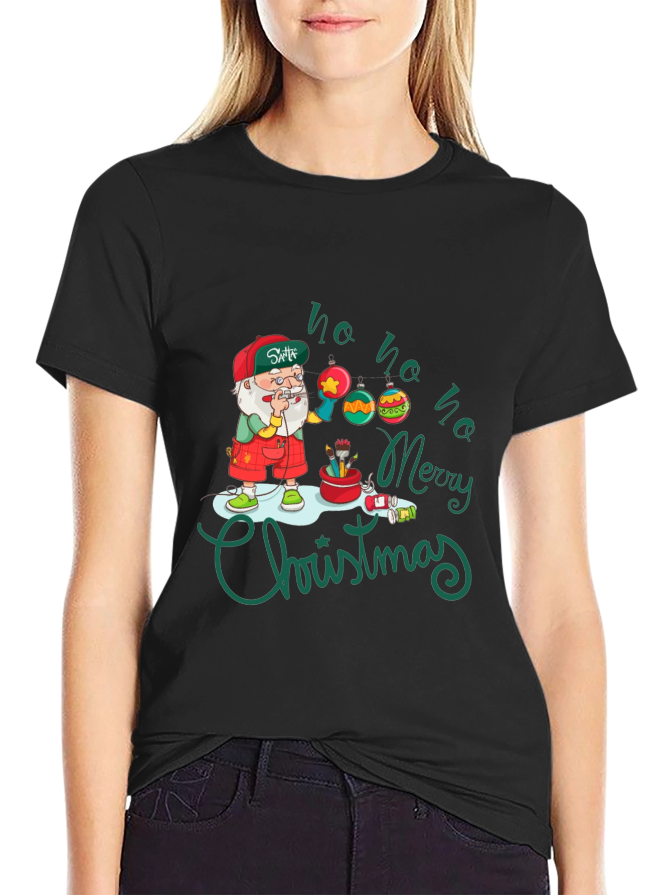 Ho Ho Ho Merry Christmas Santa T-Shirt