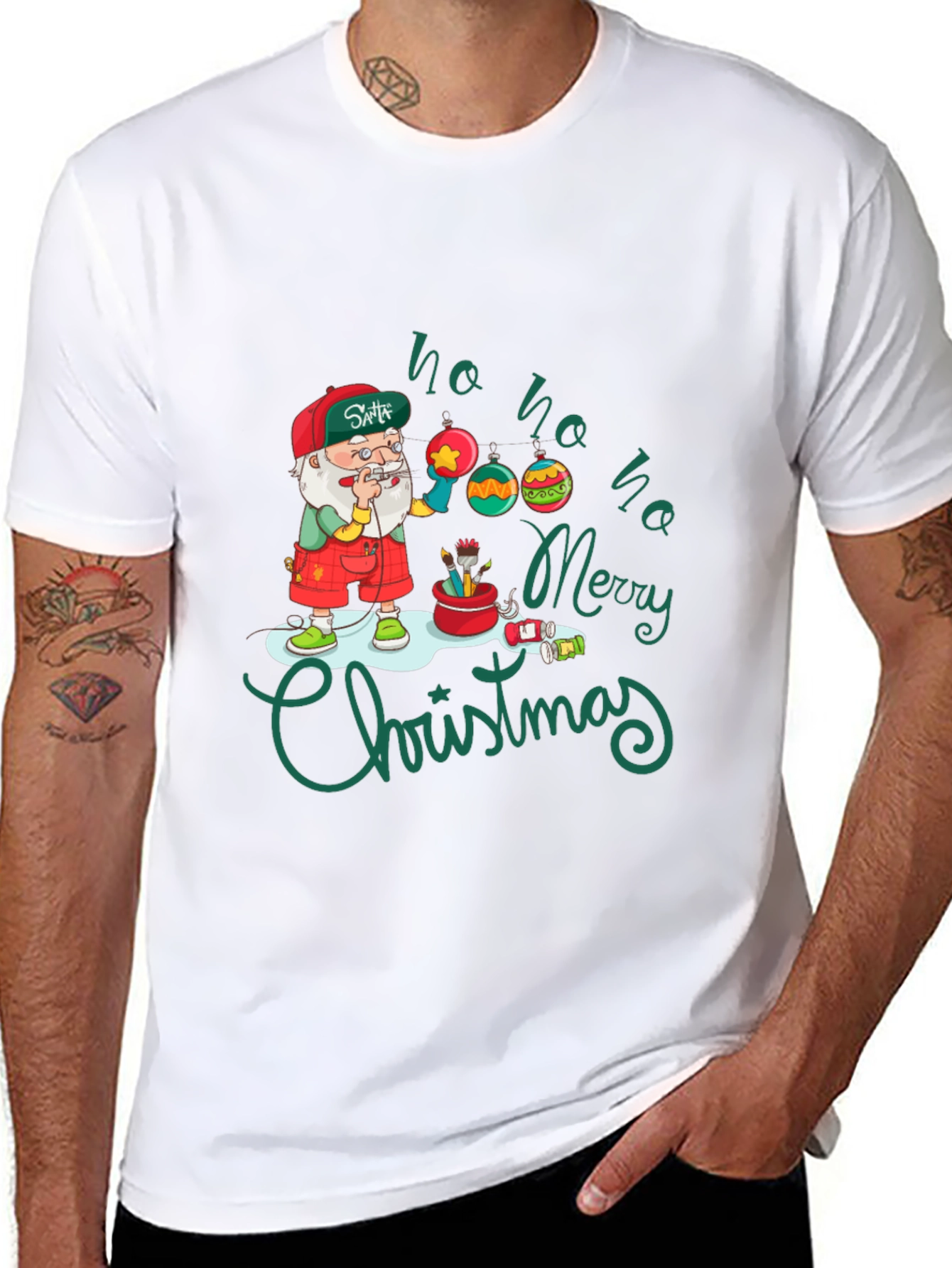 Ho Ho Ho Merry Christmas Santa T-Shirt