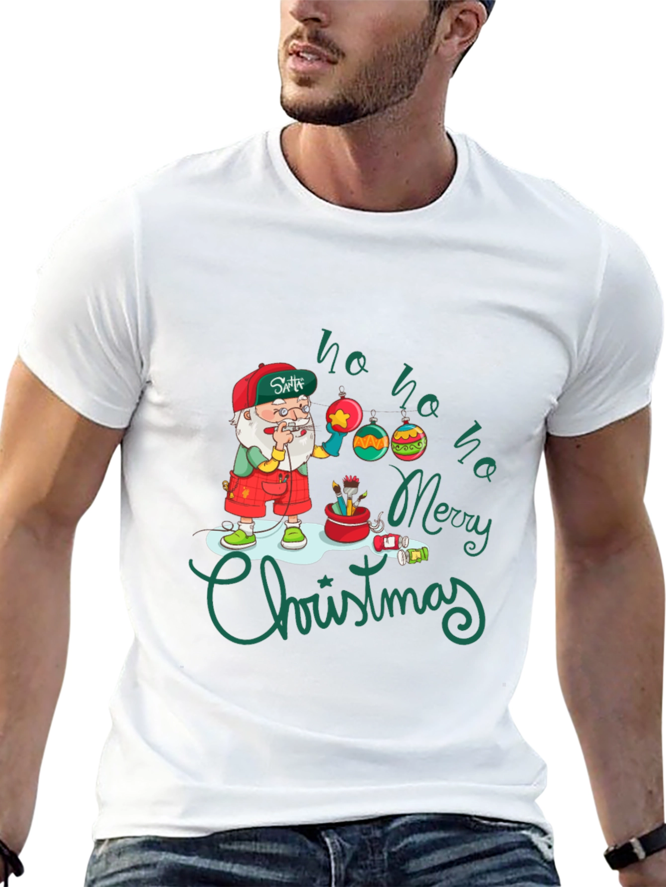 Ho Ho Ho Merry Christmas Santa T-Shirt