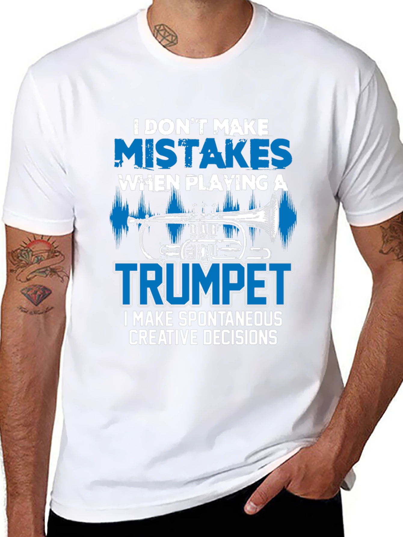 Funny Trumpet Player Graphic T-Shirt