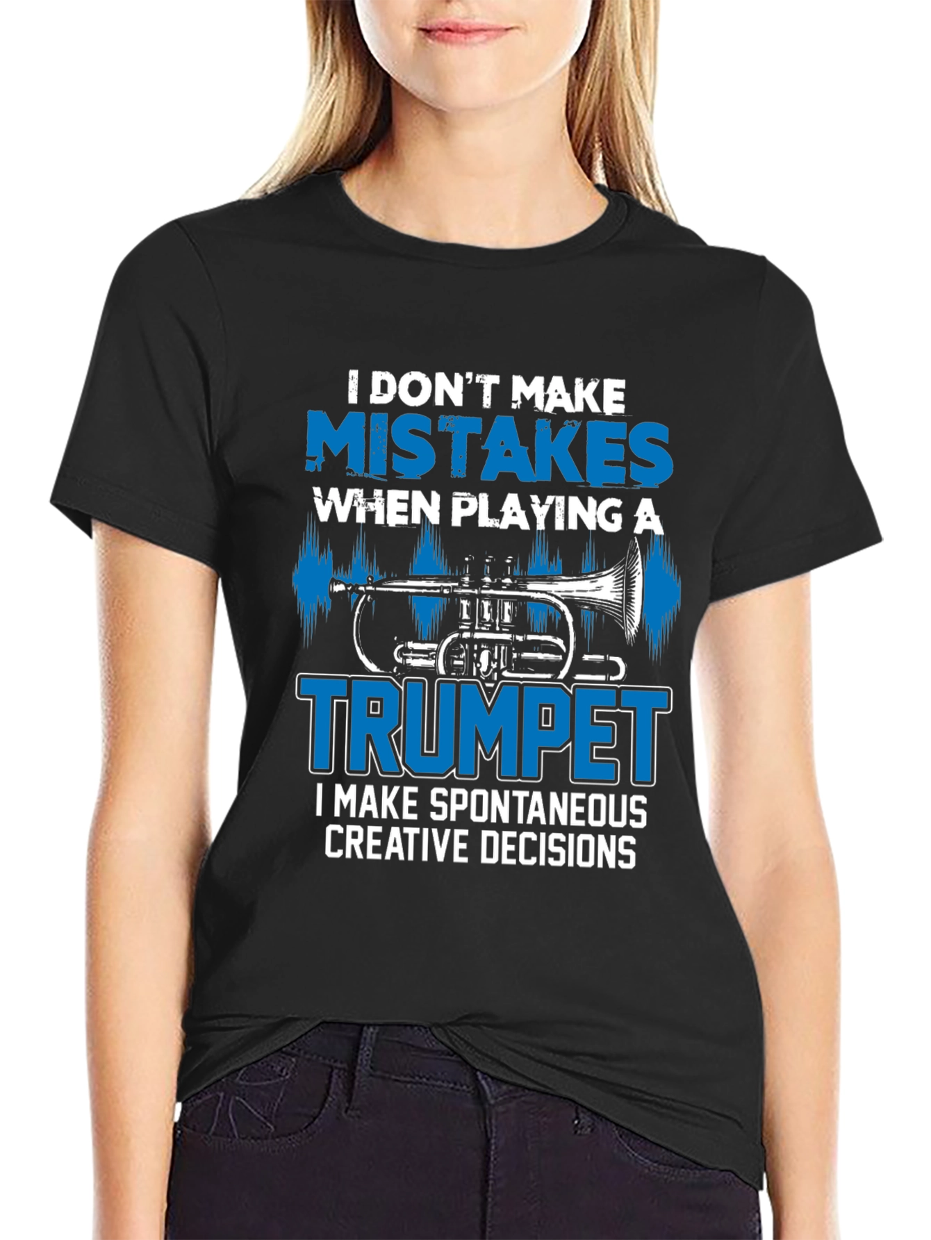 Funny Trumpet Player Graphic T-Shirt