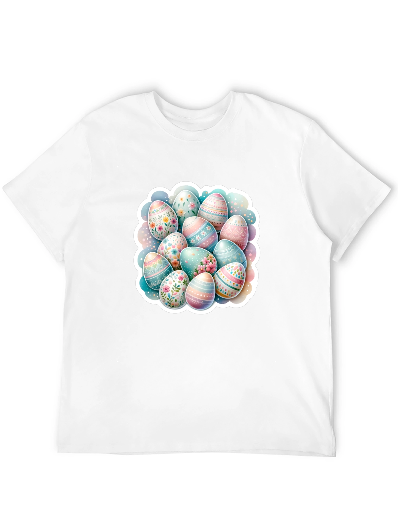 Easter Egg Pattern T-Shirt