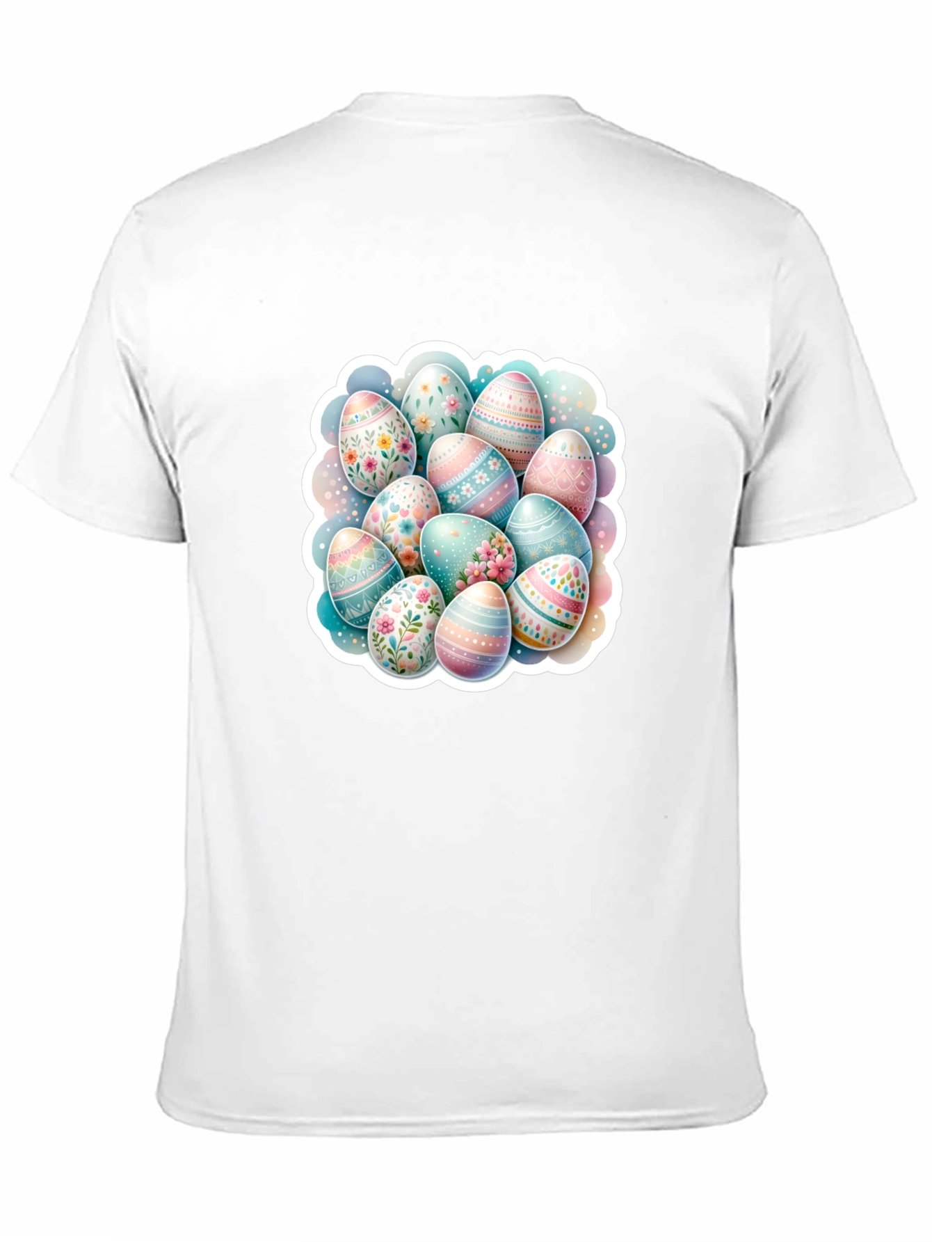Easter Egg Pattern T-Shirt