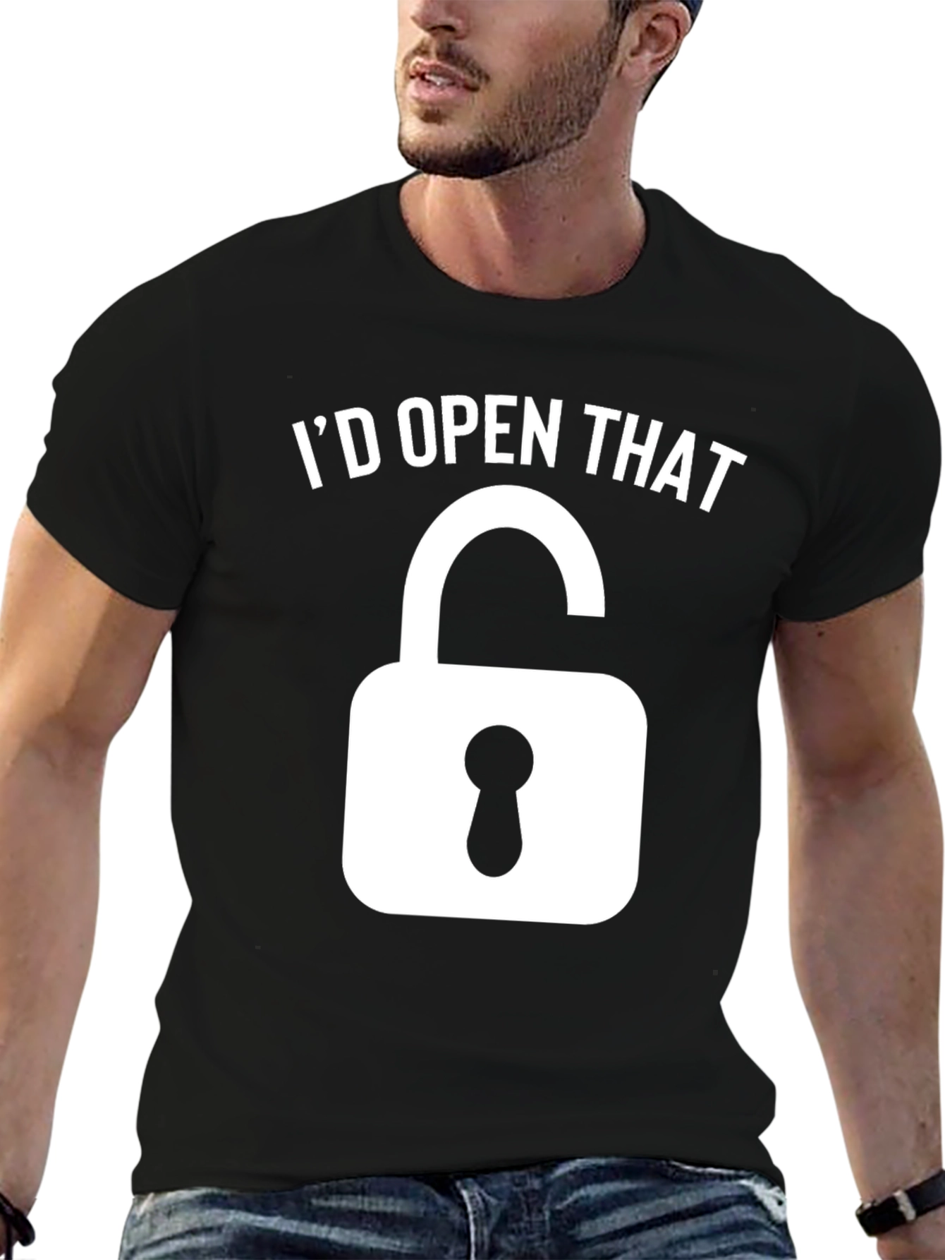 Id Open That T-Shirt - Funny Graphic Tee