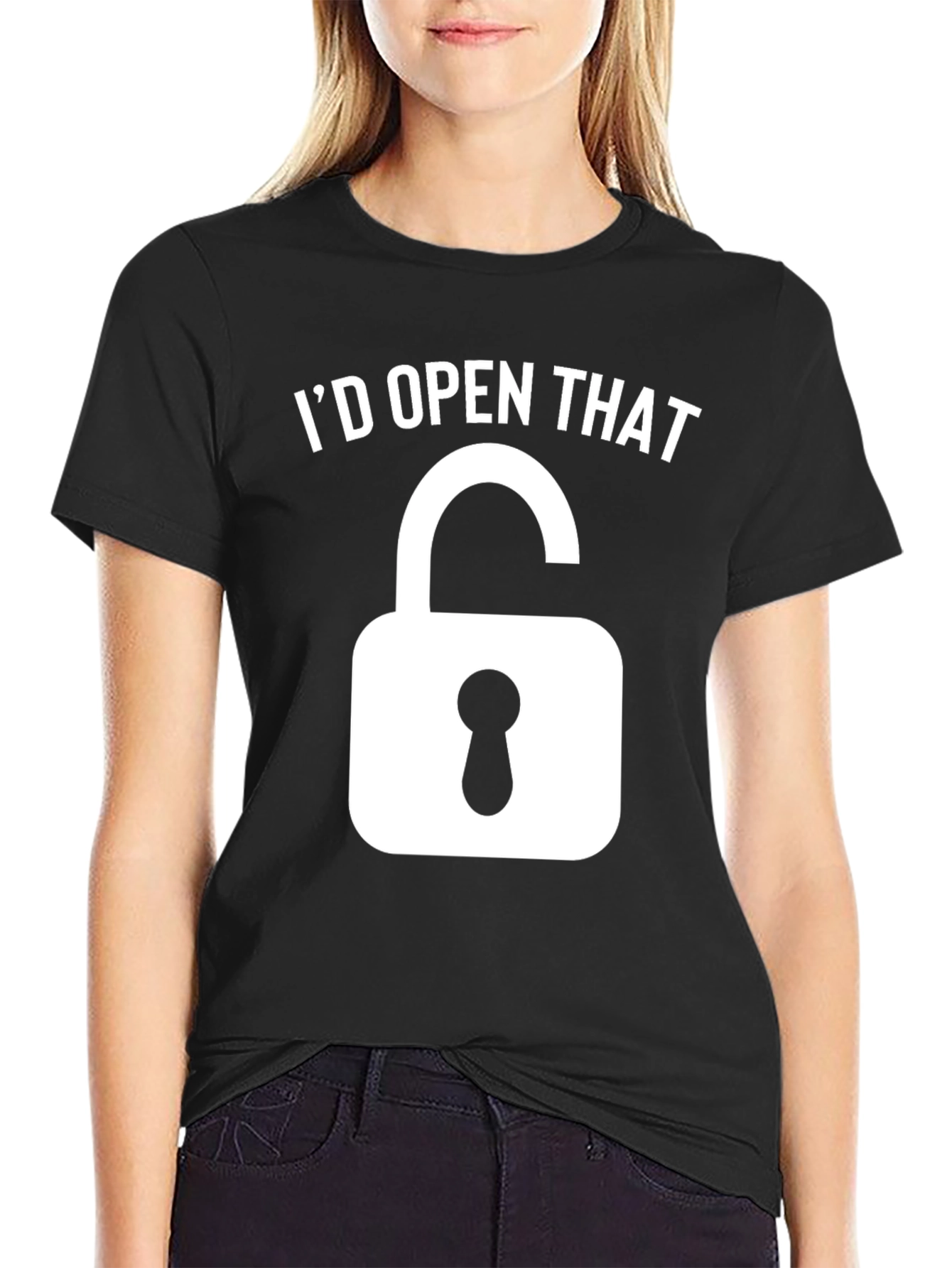 Id Open That T-Shirt - Funny Graphic Tee