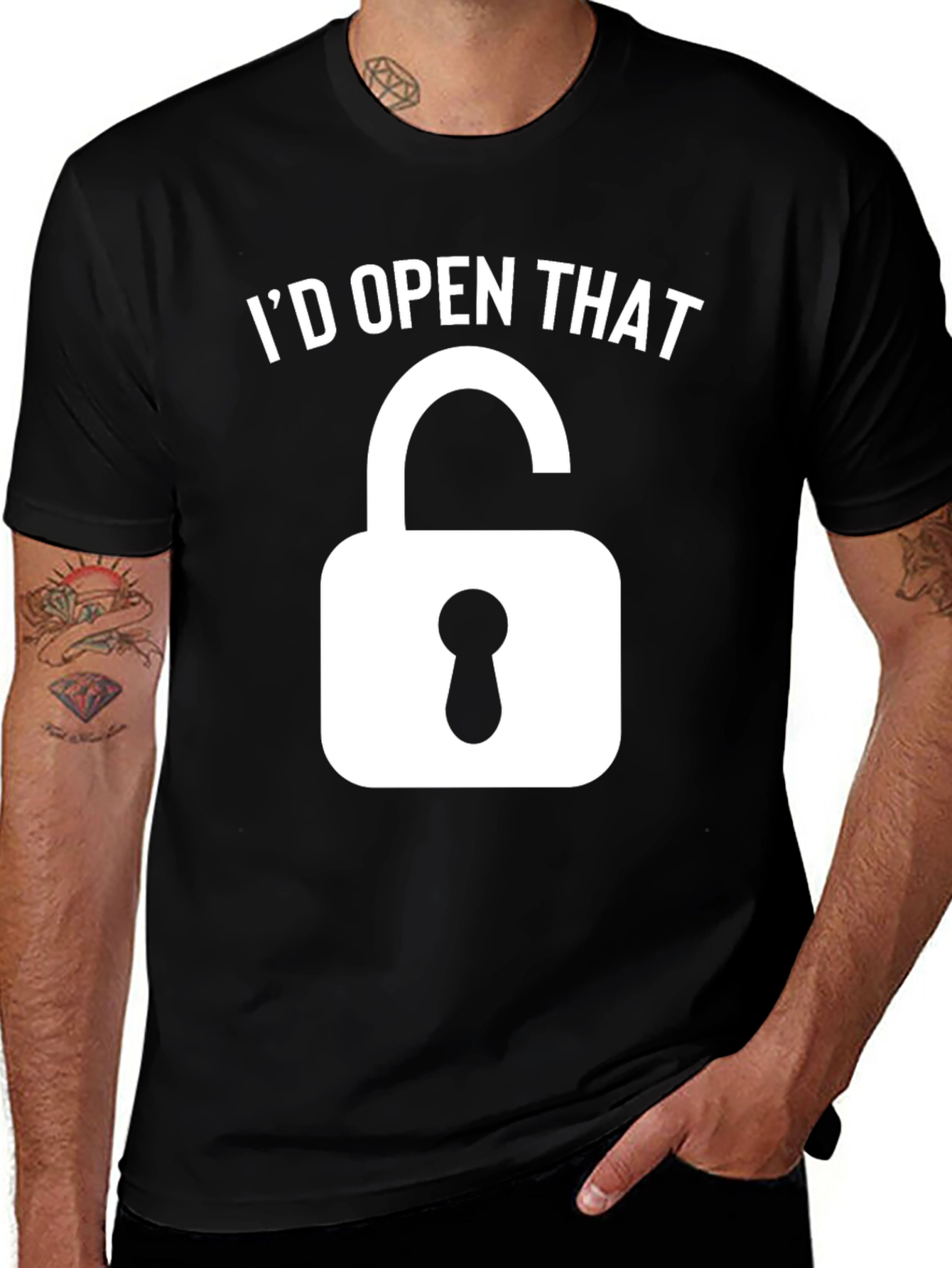 Id Open That T-Shirt - Funny Graphic Tee
