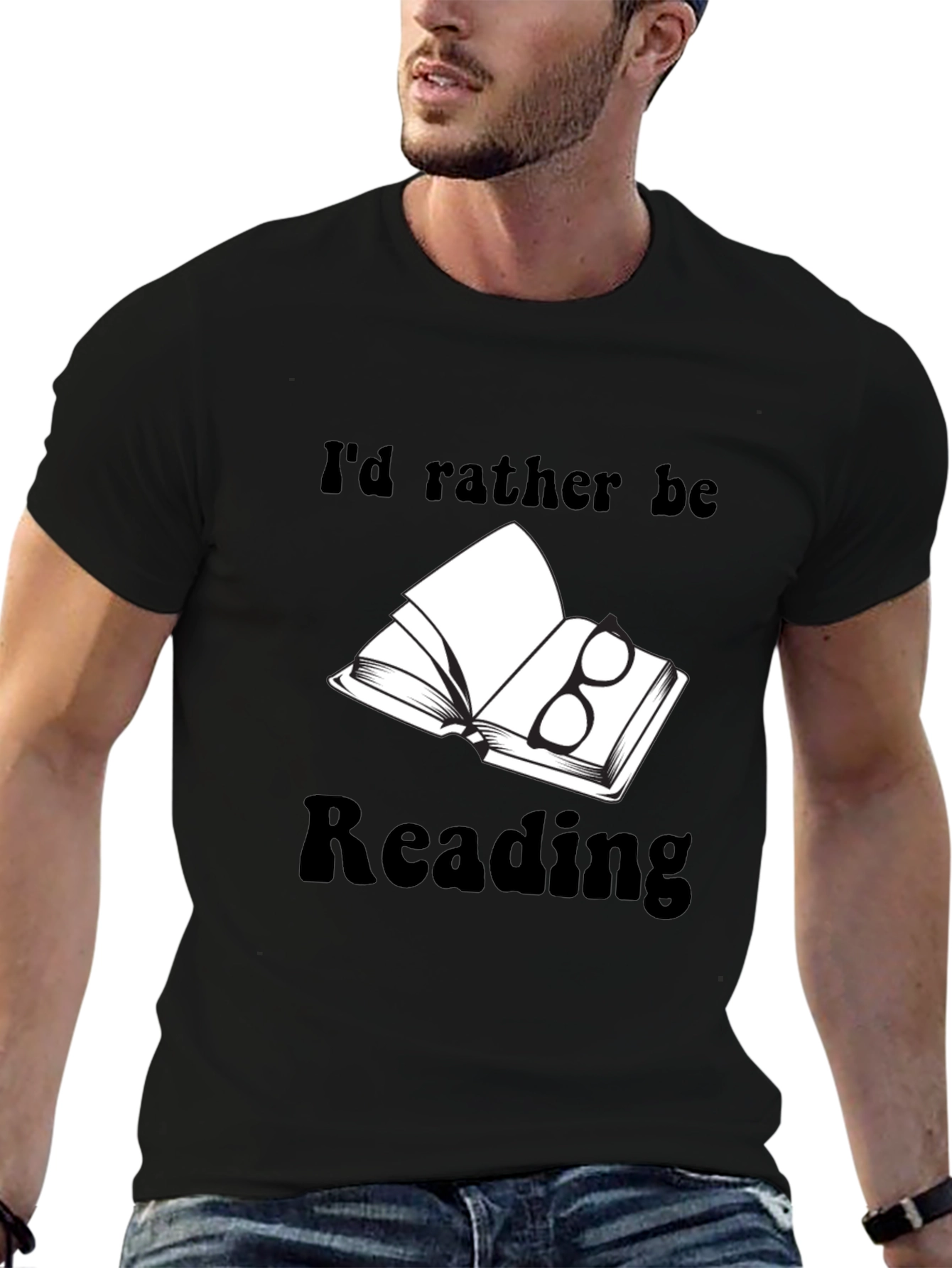 Book Lovers Tee: Id Rather Be Reading