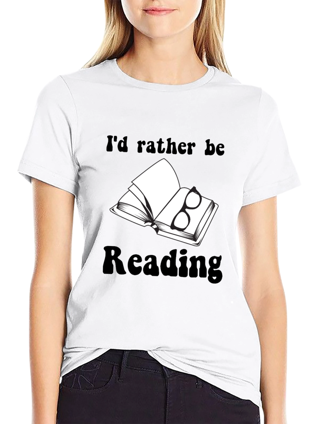 Book Lovers Tee: Id Rather Be Reading