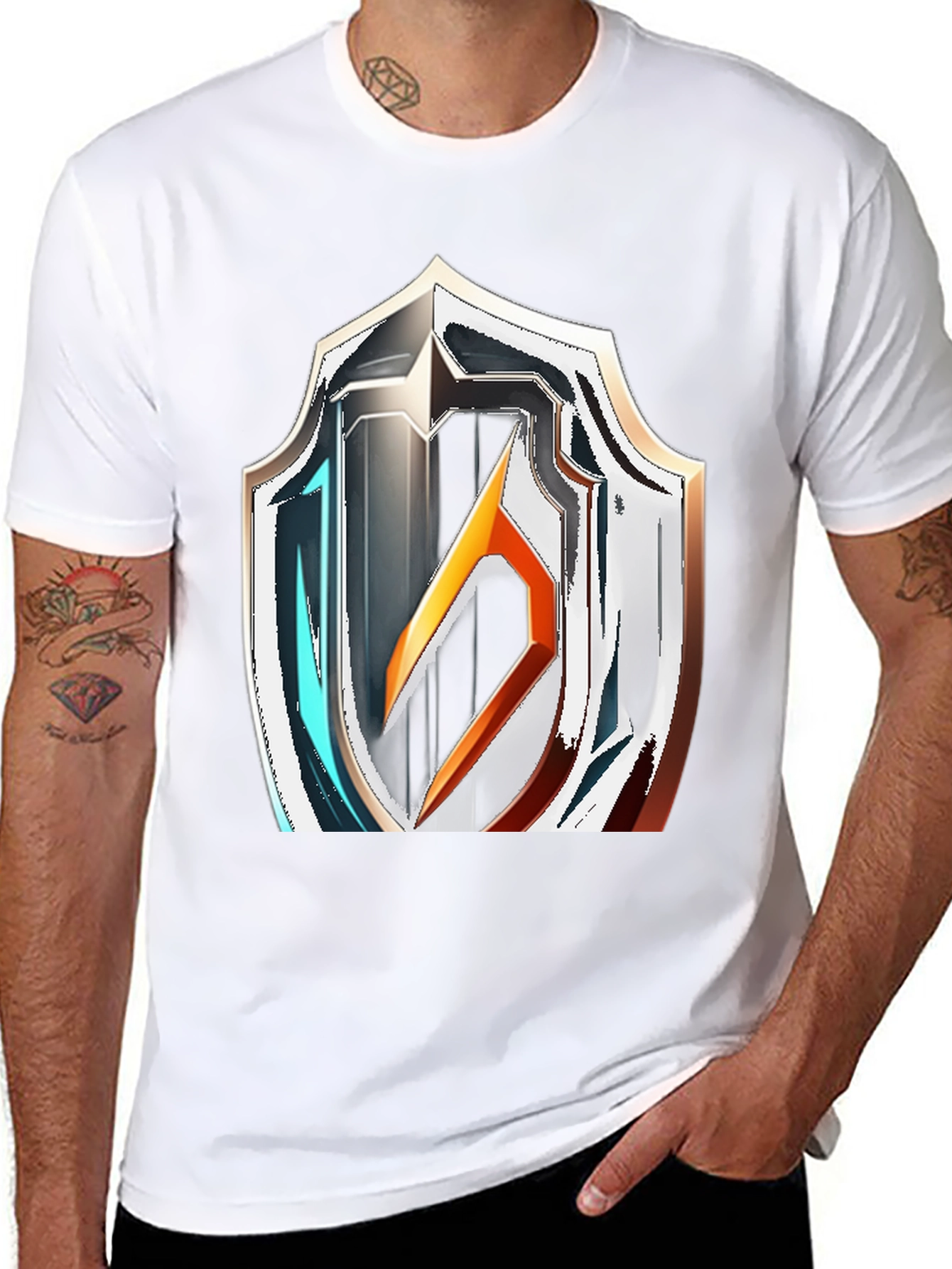 Shield Graphic Black T-Shirt