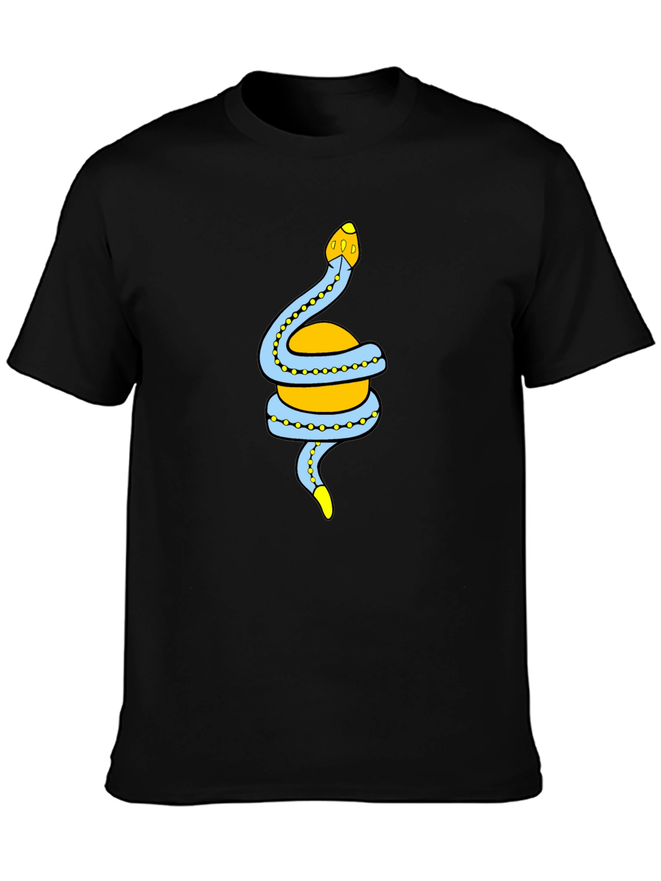 Snake Wrapped Around Orb Graphic Tee
