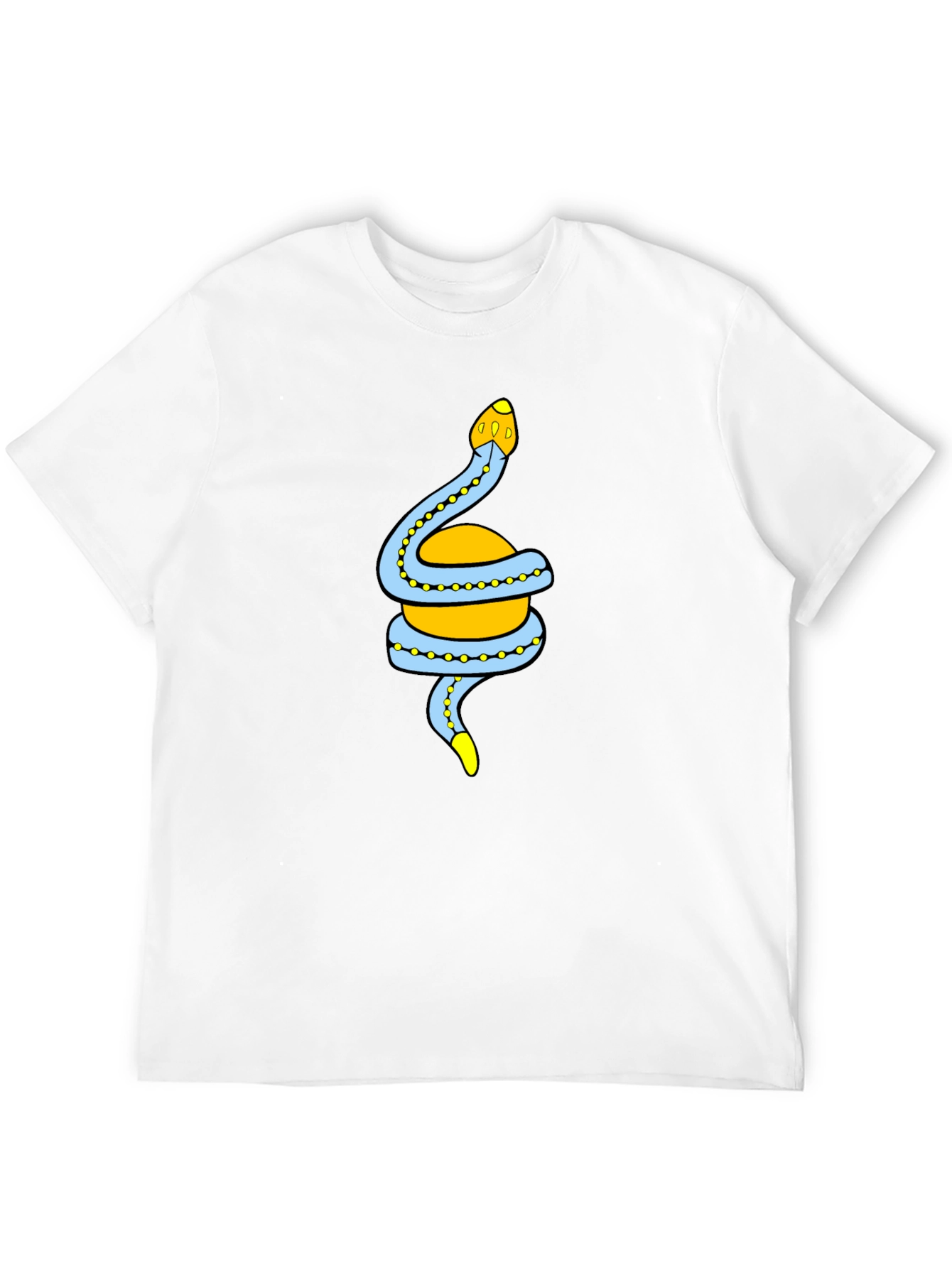 Snake Wrapped Around Orb Graphic Tee