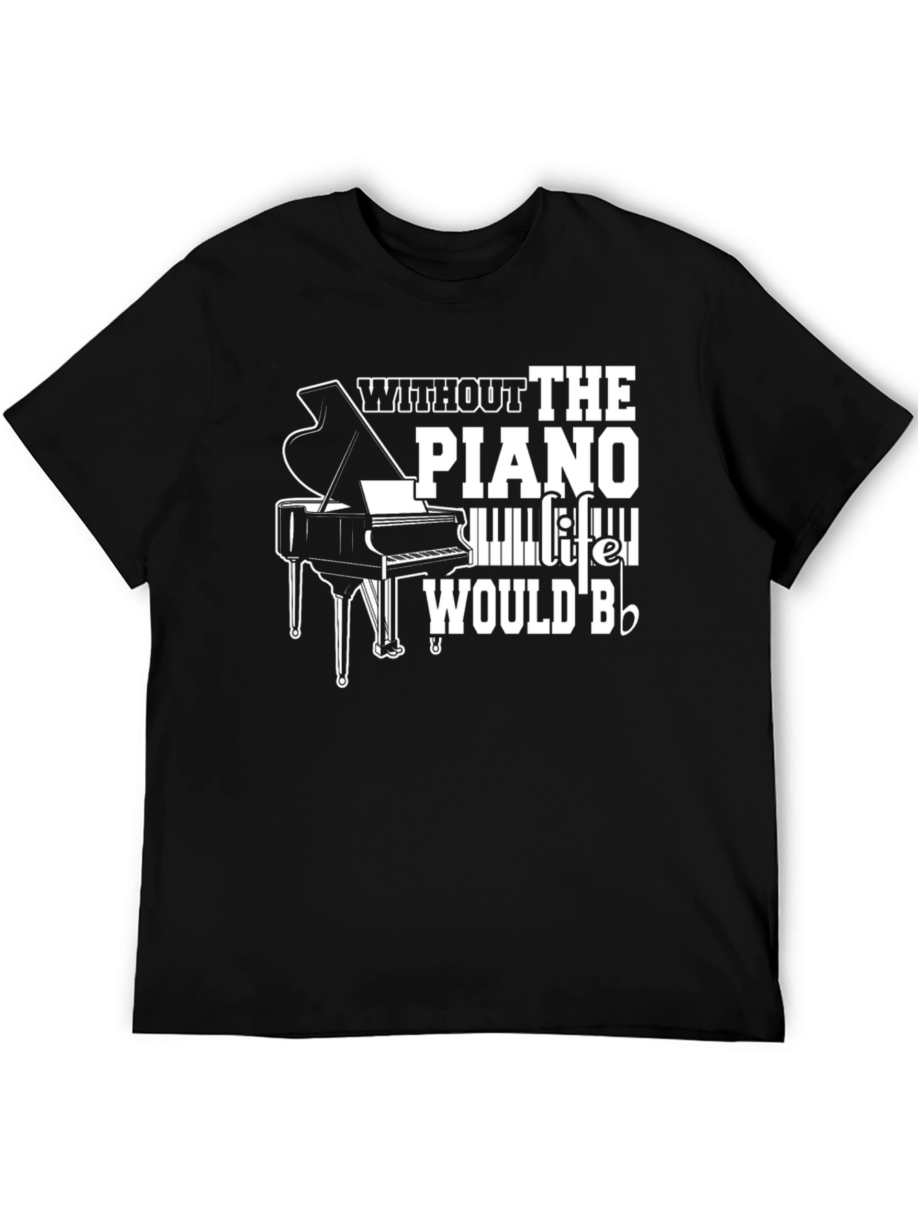 Piano Life T-Shirt - Music Lover Tee