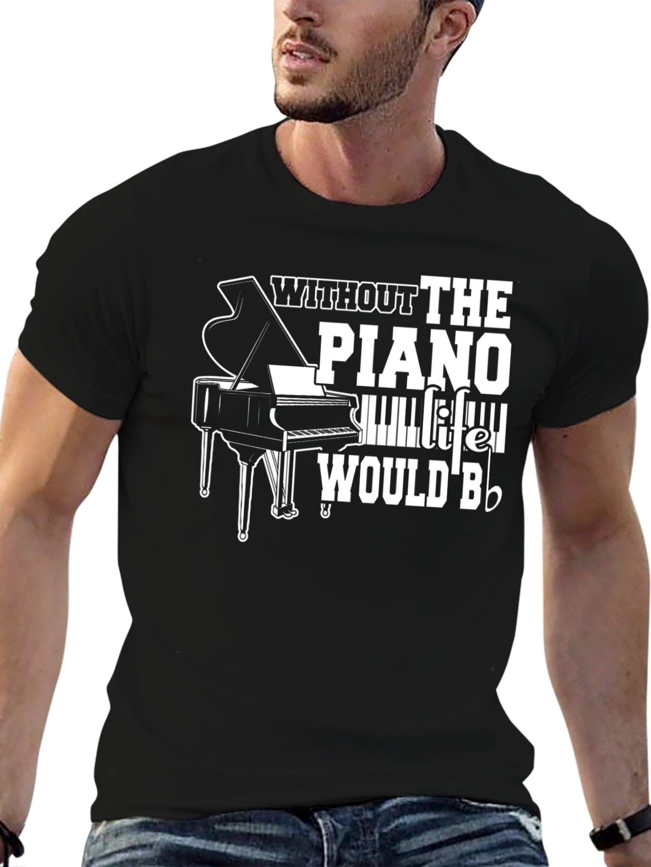 Piano Life T-Shirt - Music Lover Tee
