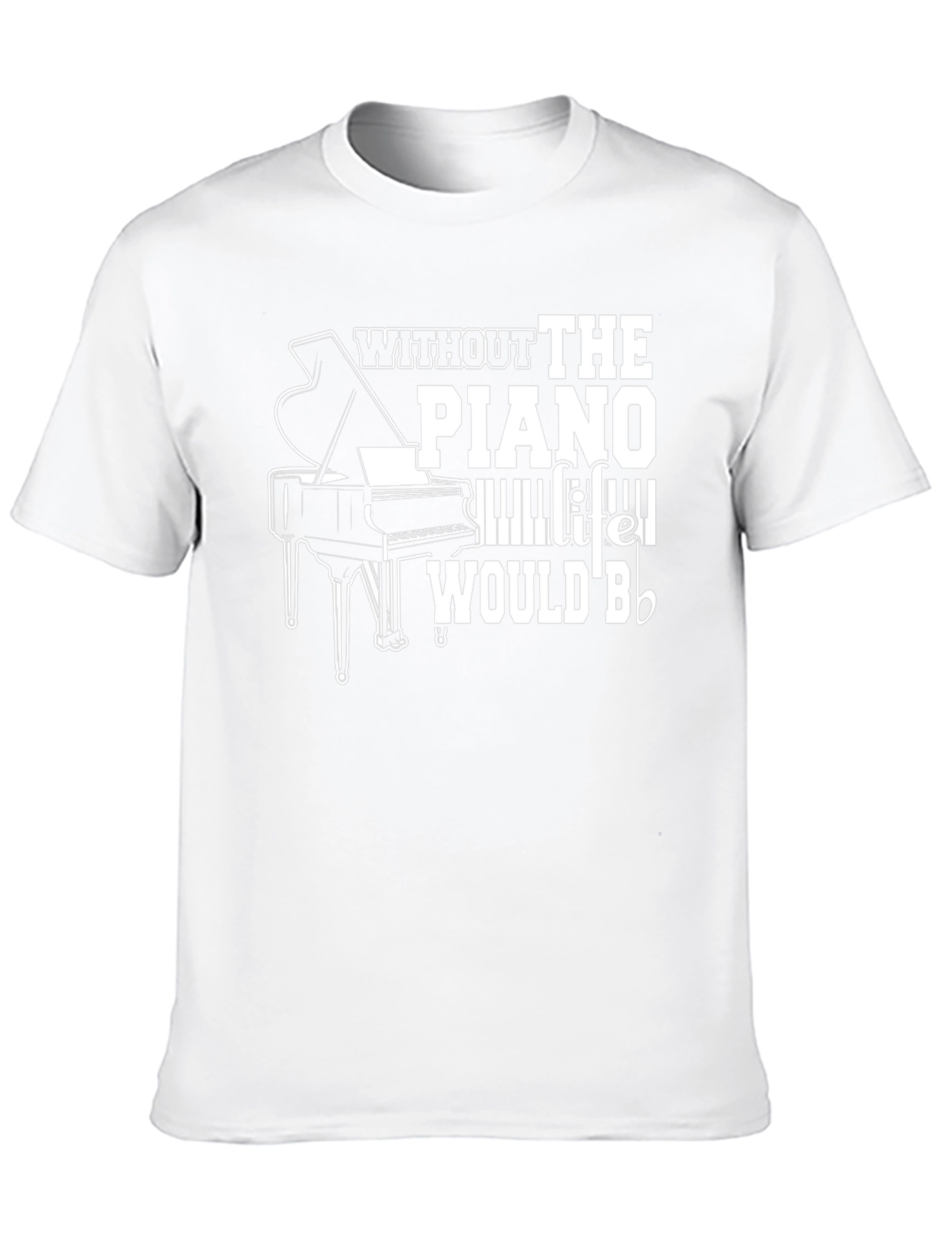 Piano Life T-Shirt - Music Lover Tee