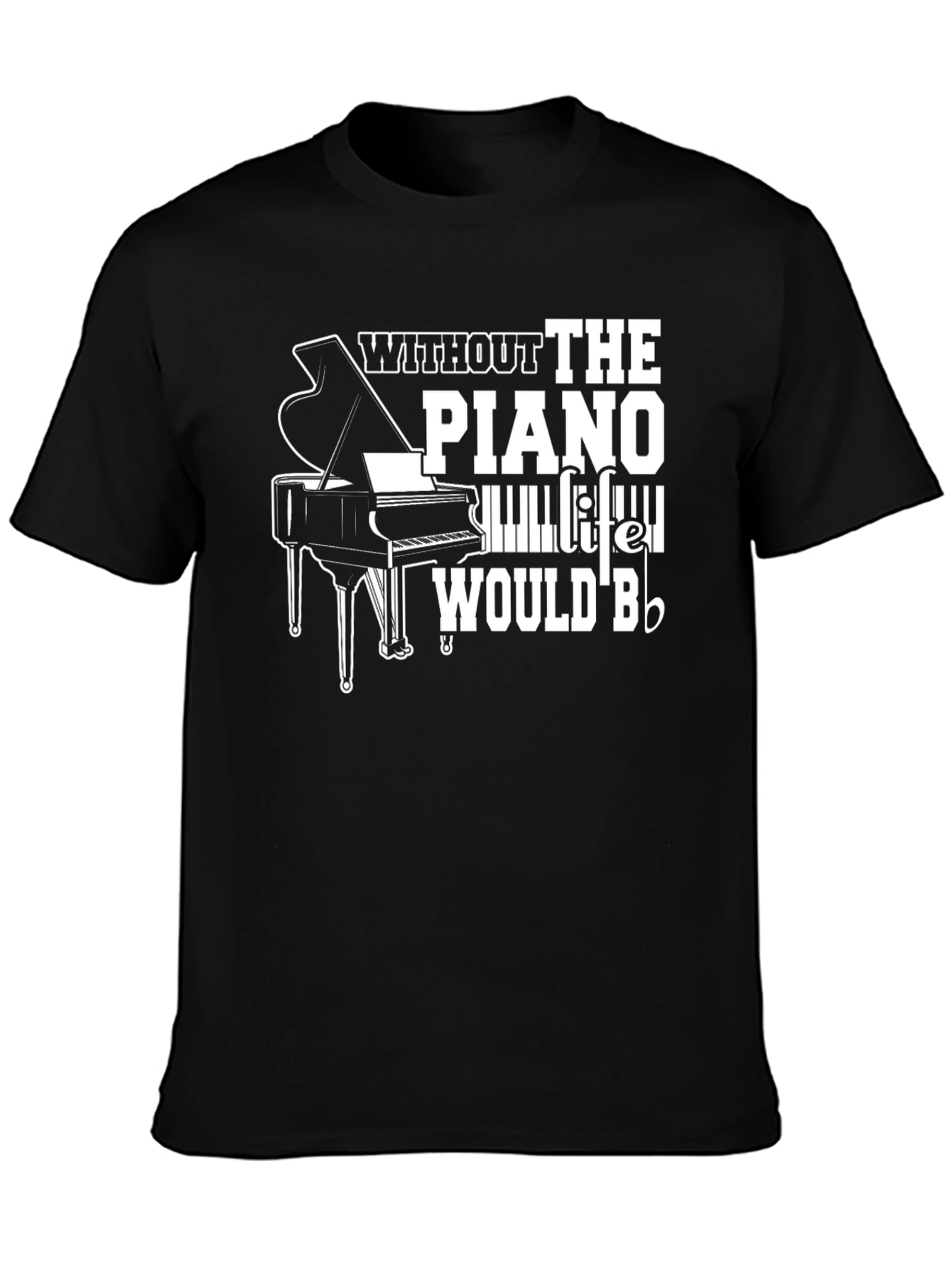 Piano Life T-Shirt - Music Lover Tee