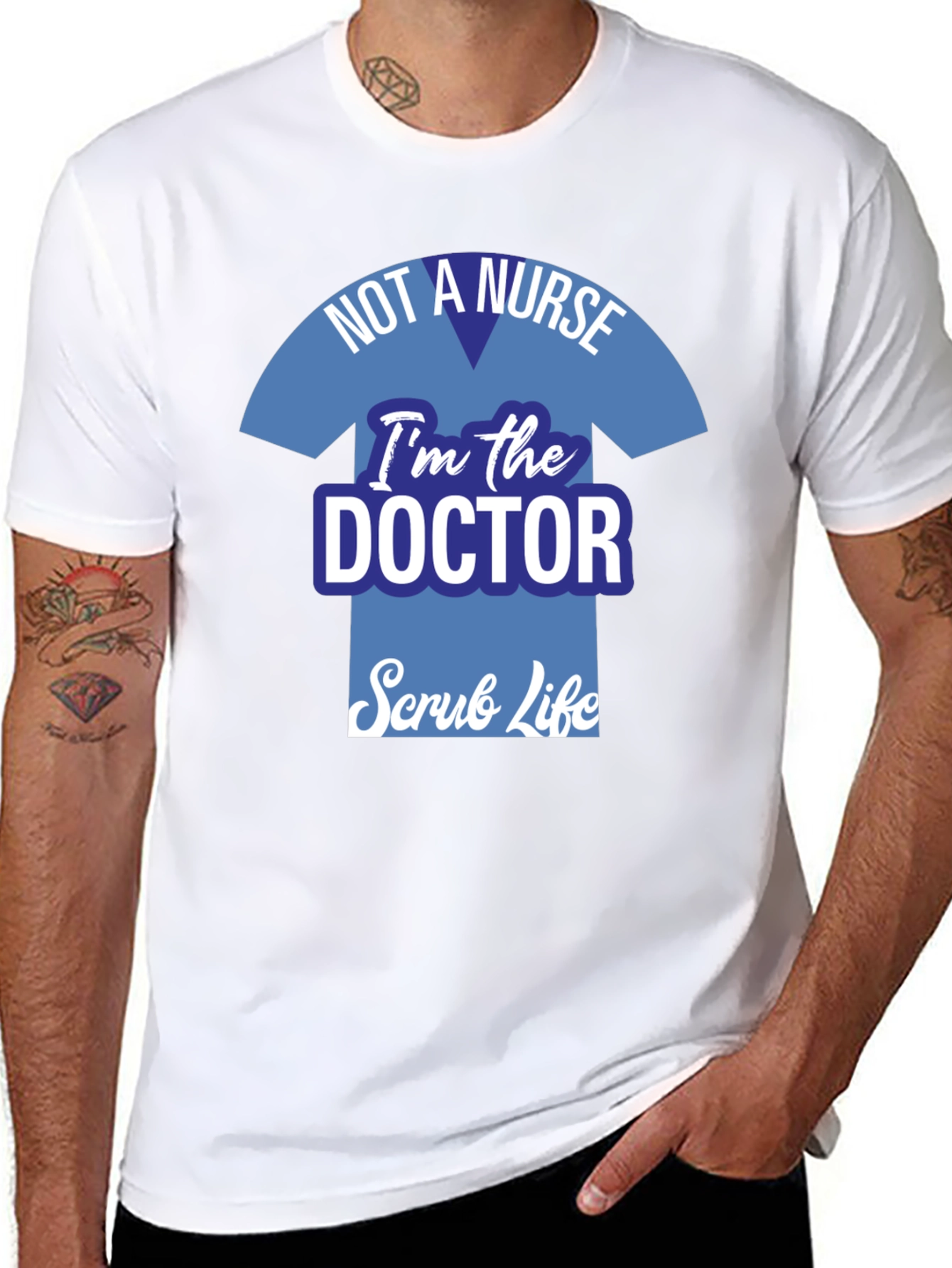 Doctor Scrub Life T-Shirt - Medical Professional Apparel
