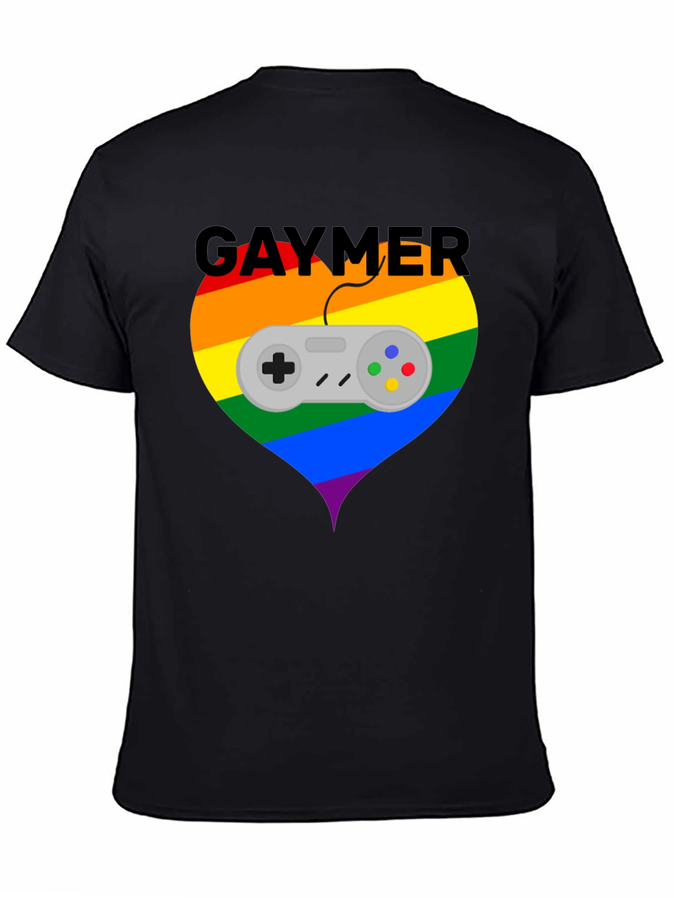 Gaymer Pride Graphic Tee - LGBT Gaming T-Shirt