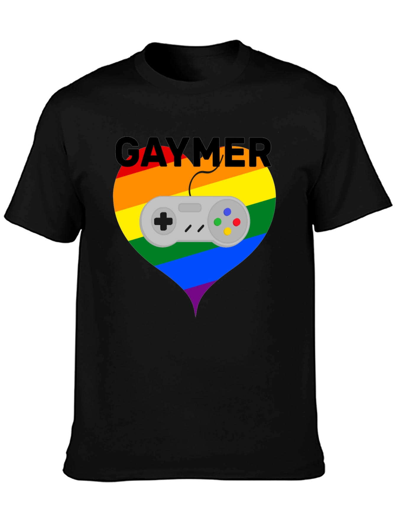 Gaymer Pride Graphic Tee - LGBT Gaming T-Shirt