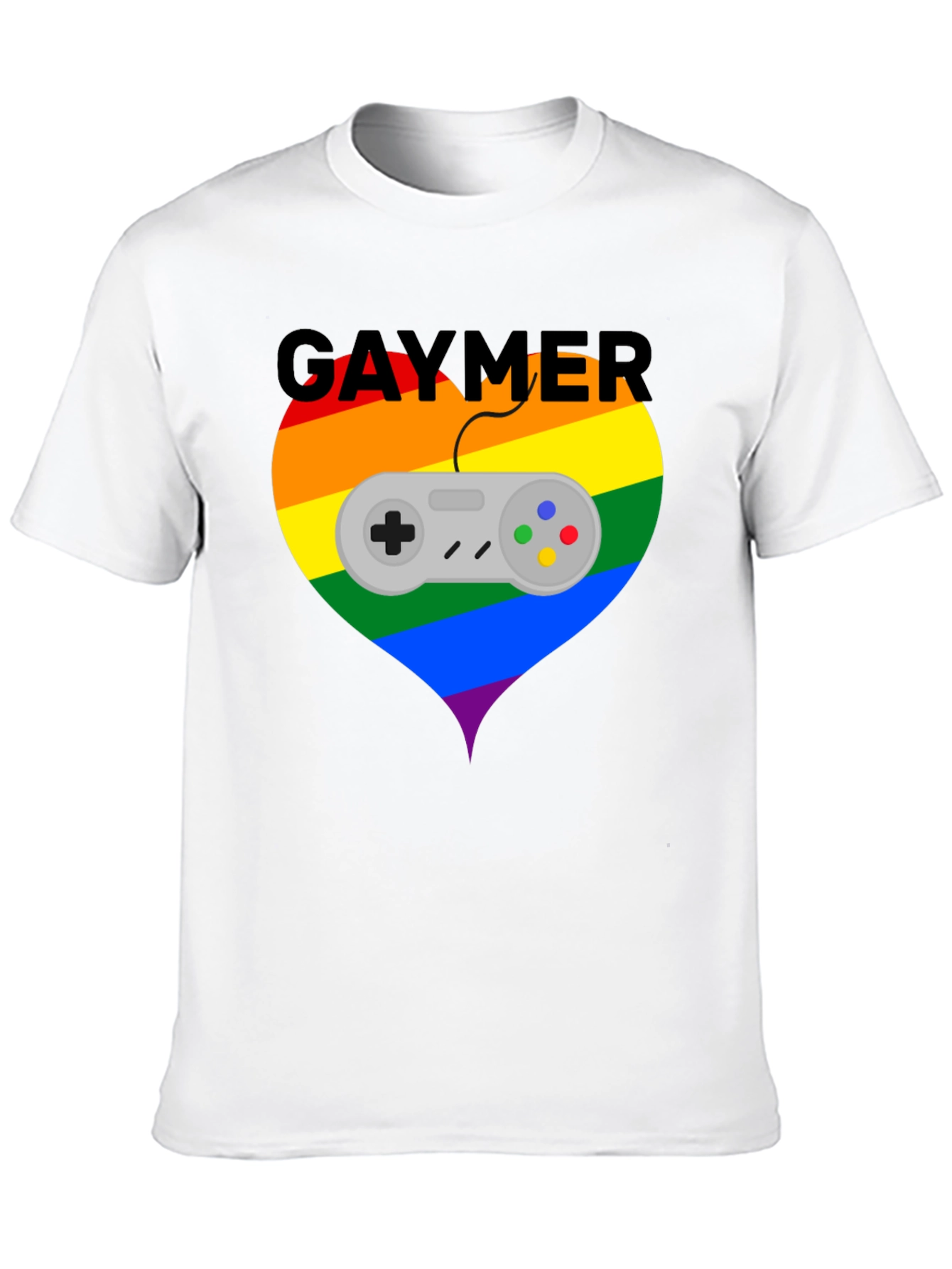 Gaymer Pride Graphic Tee - LGBT Gaming T-Shirt