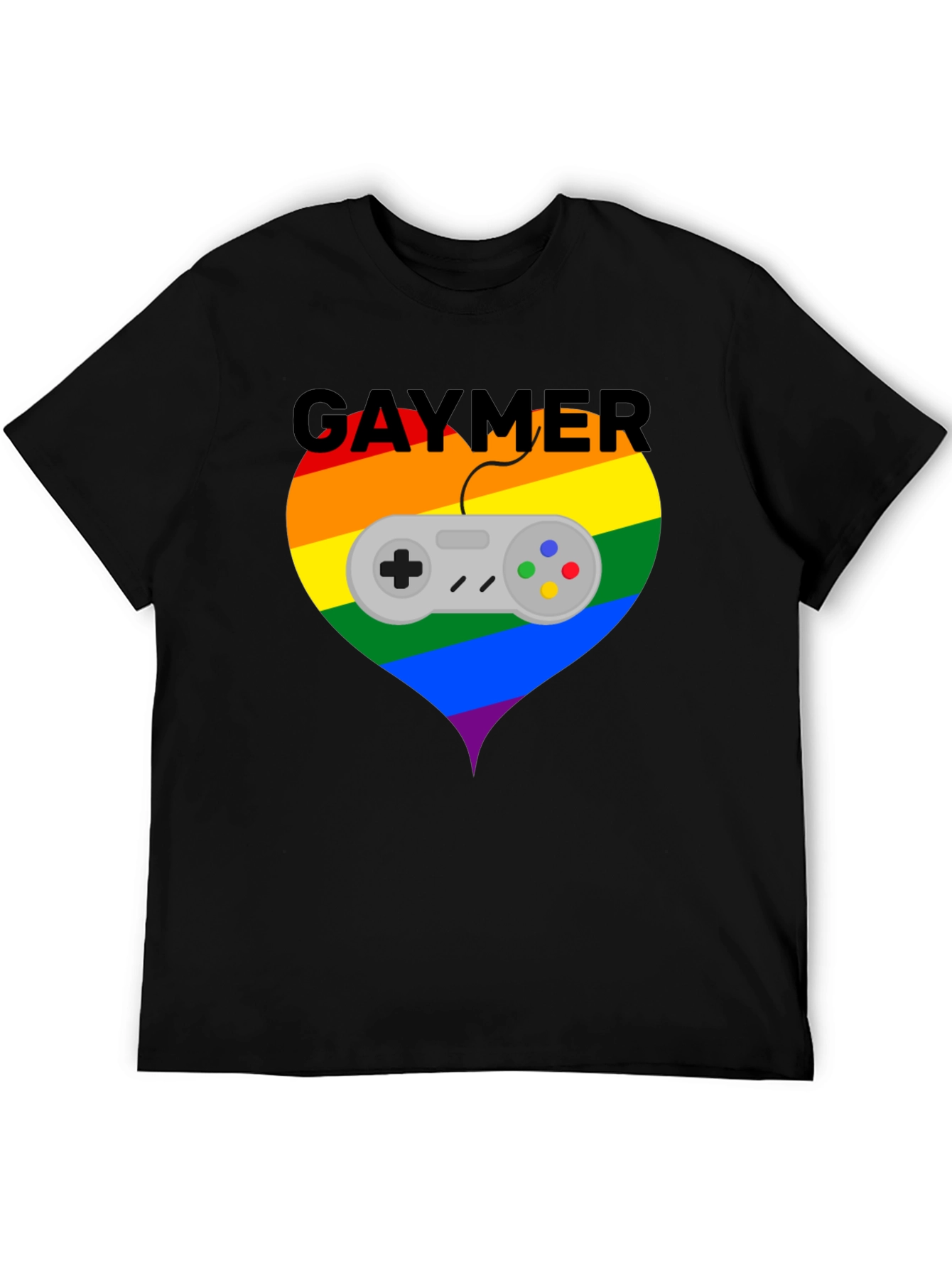 Gaymer Pride Graphic Tee - LGBT Gaming T-Shirt